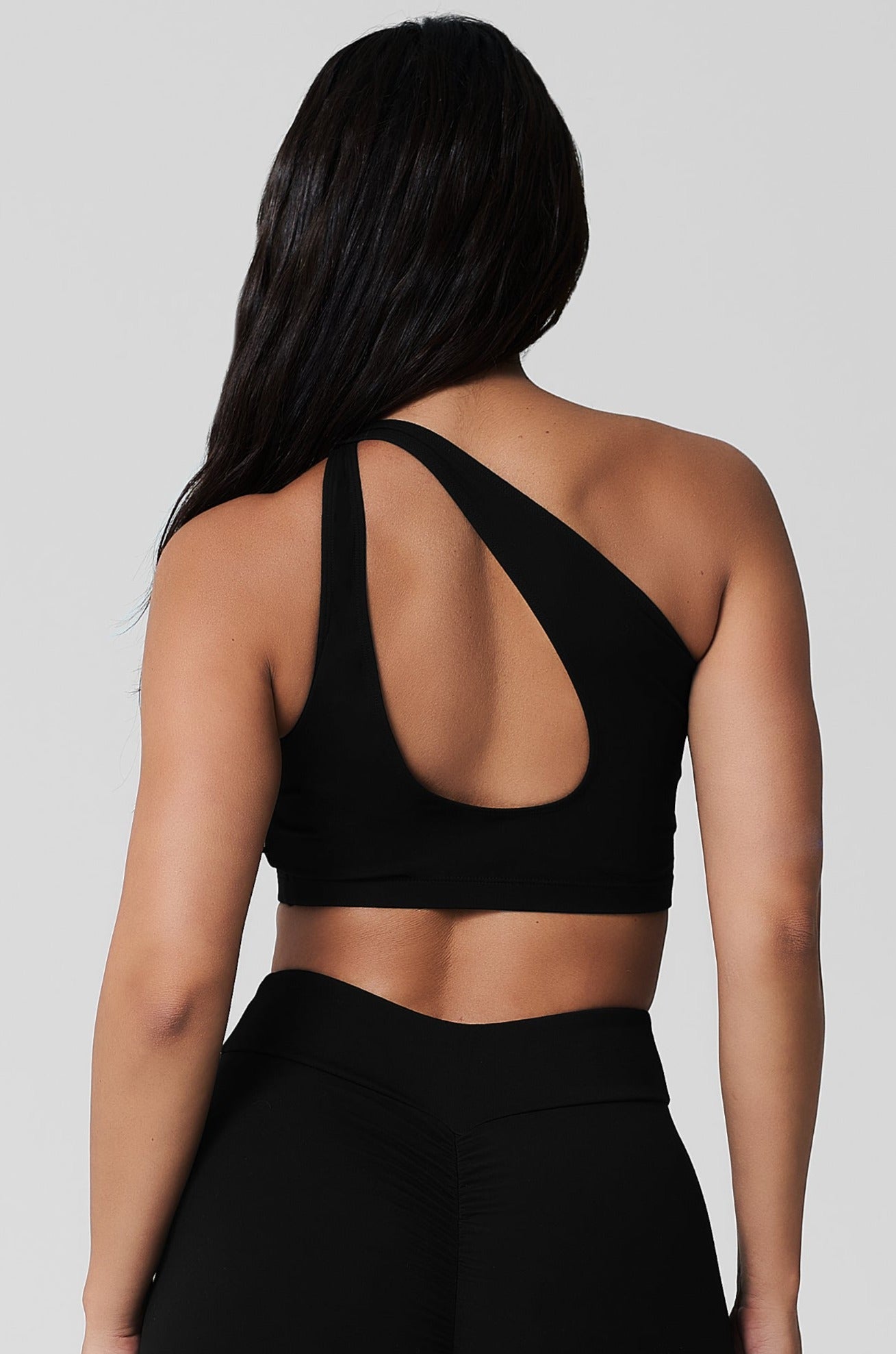 Black One Shoulder Bra