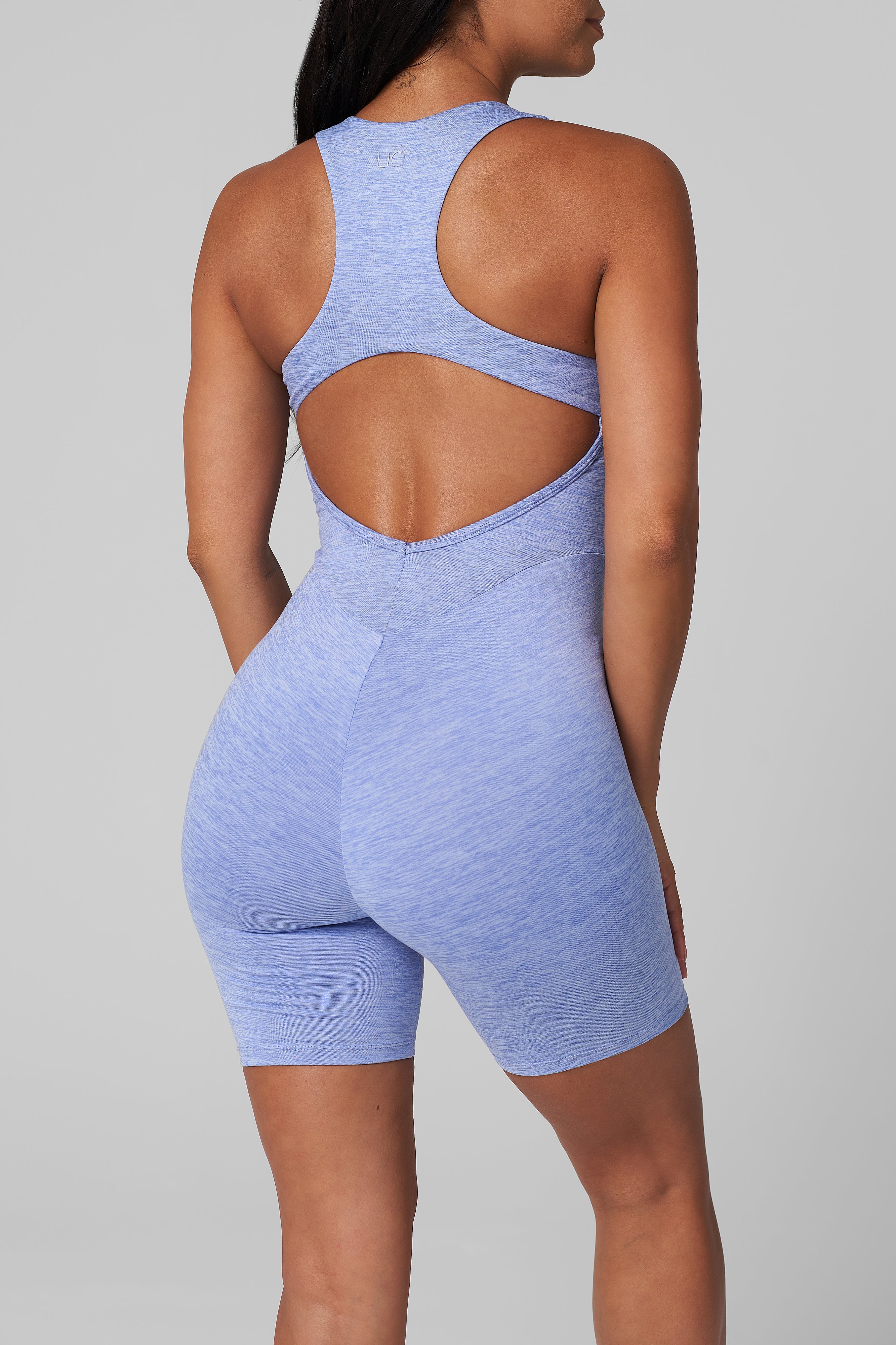 Bliss Racer Back Biker Jumpsuit