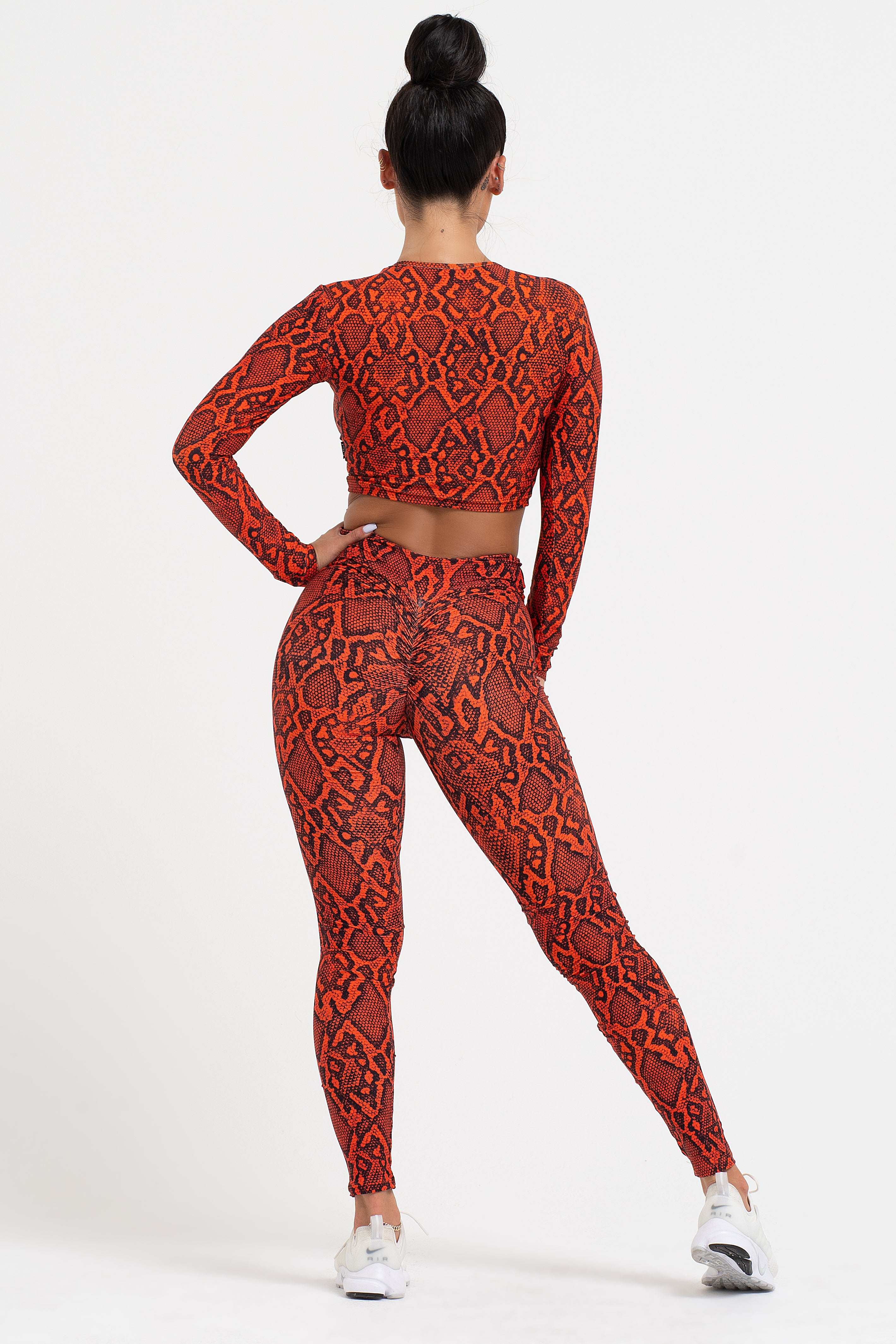 Venom Long Sleeve Crop Top