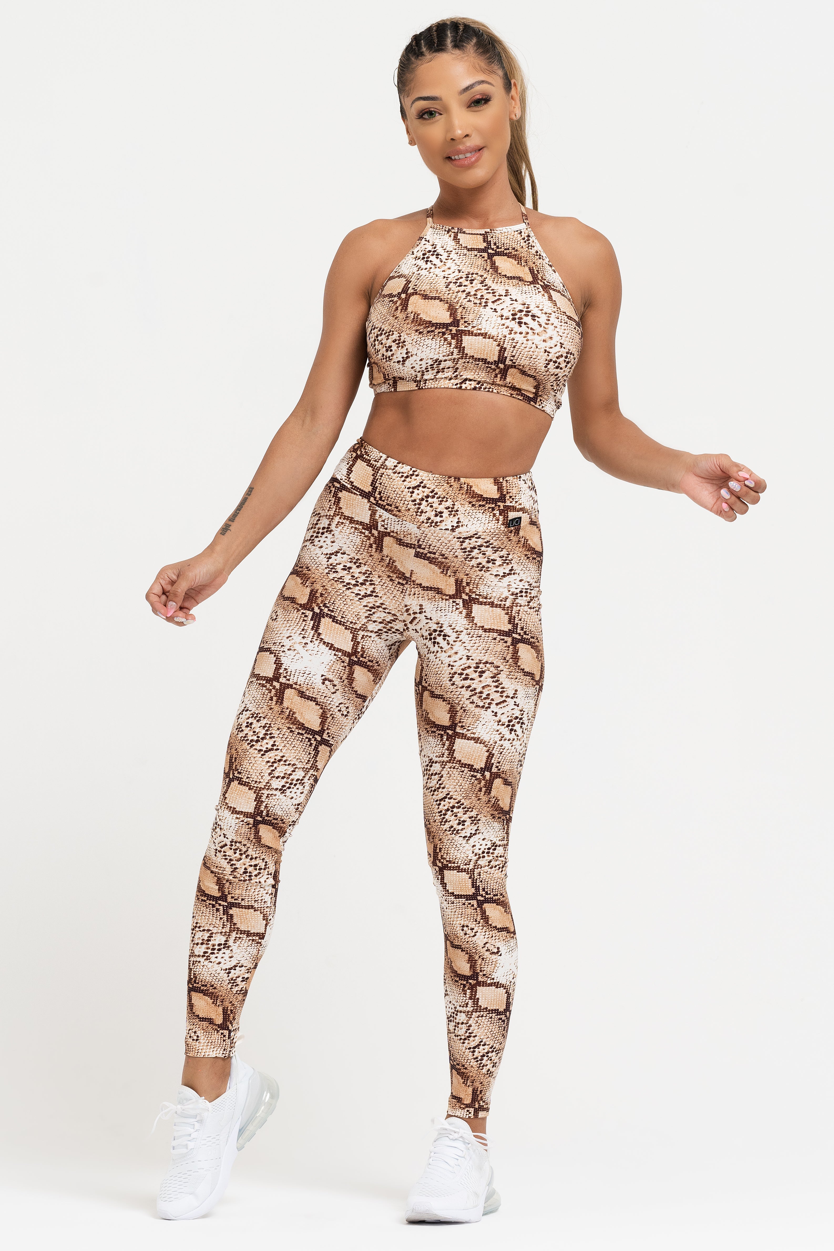 Rattlesnake Criss Cross Crop Top