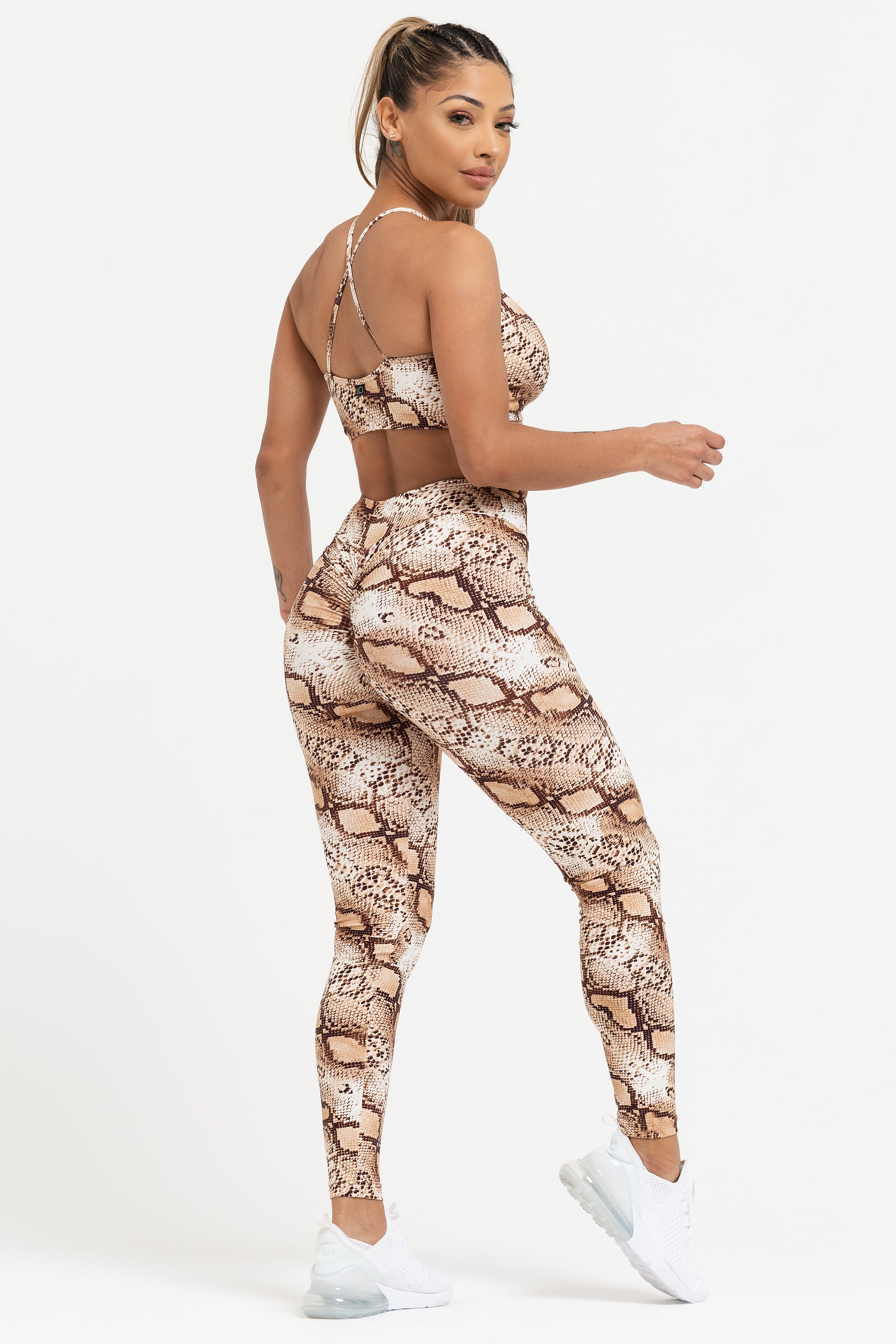 Rattlesnake Criss Cross Crop Top