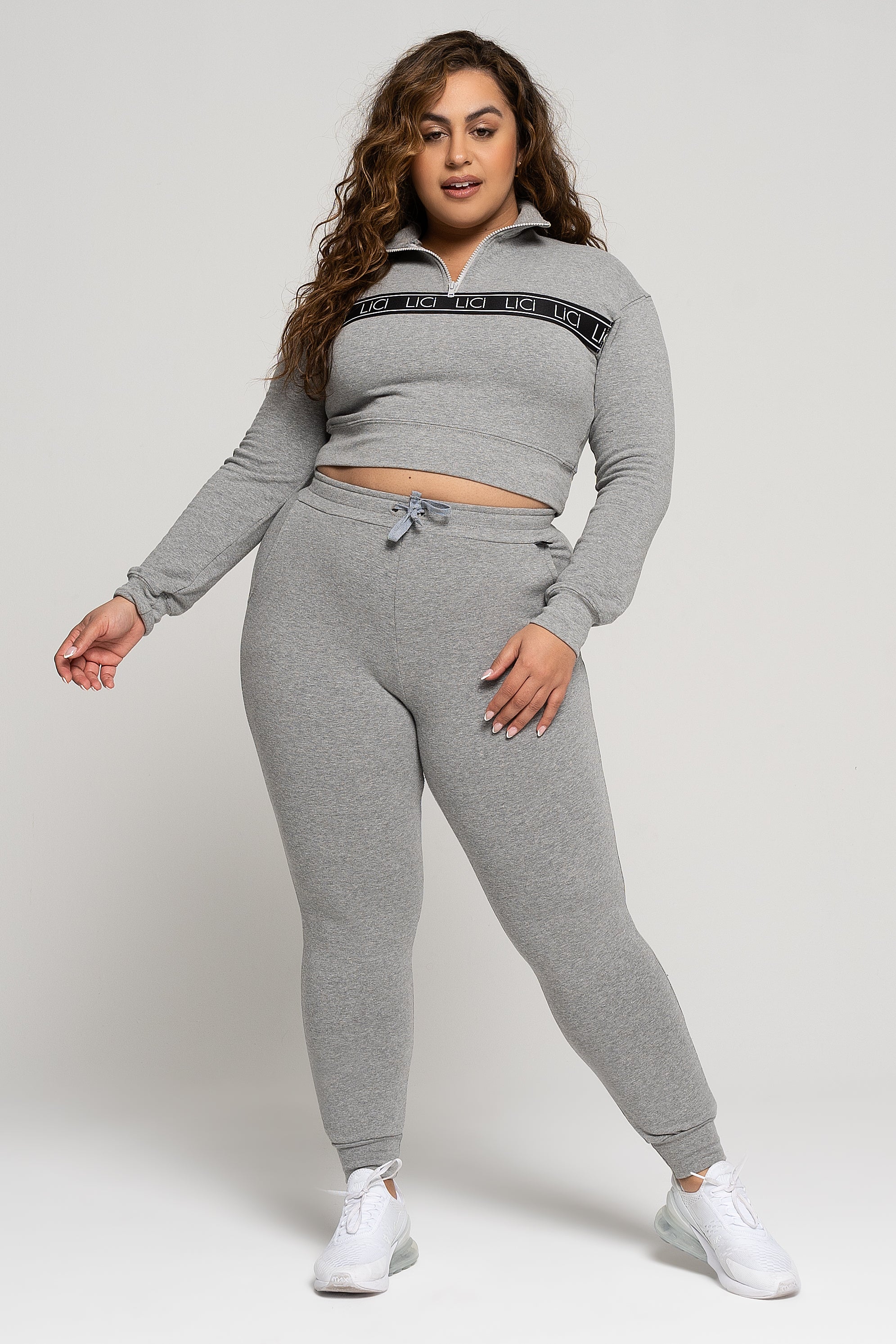 Grey Fitted Sweatpant