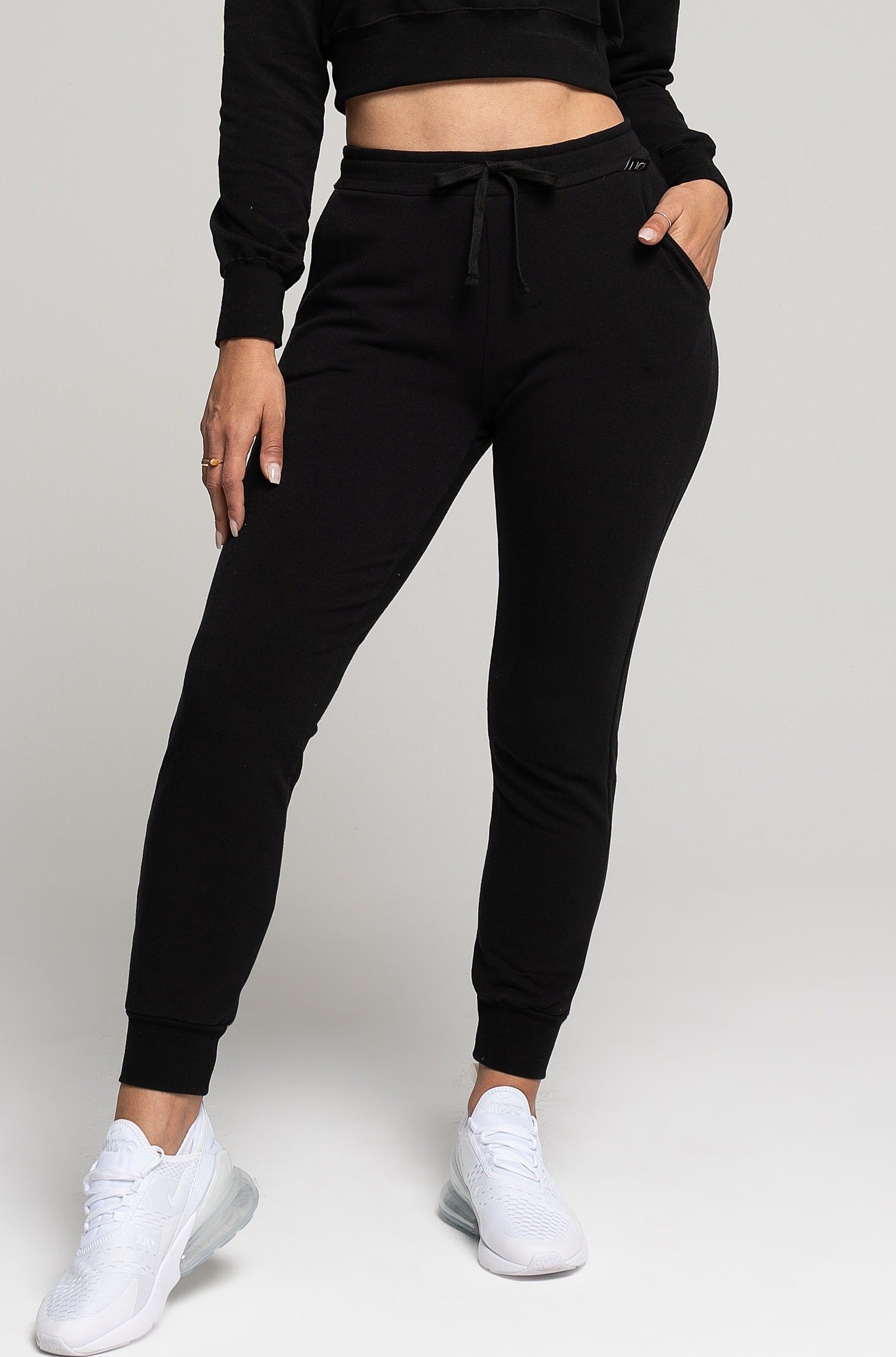 LiCi Fit Black Fitted Sweatpants