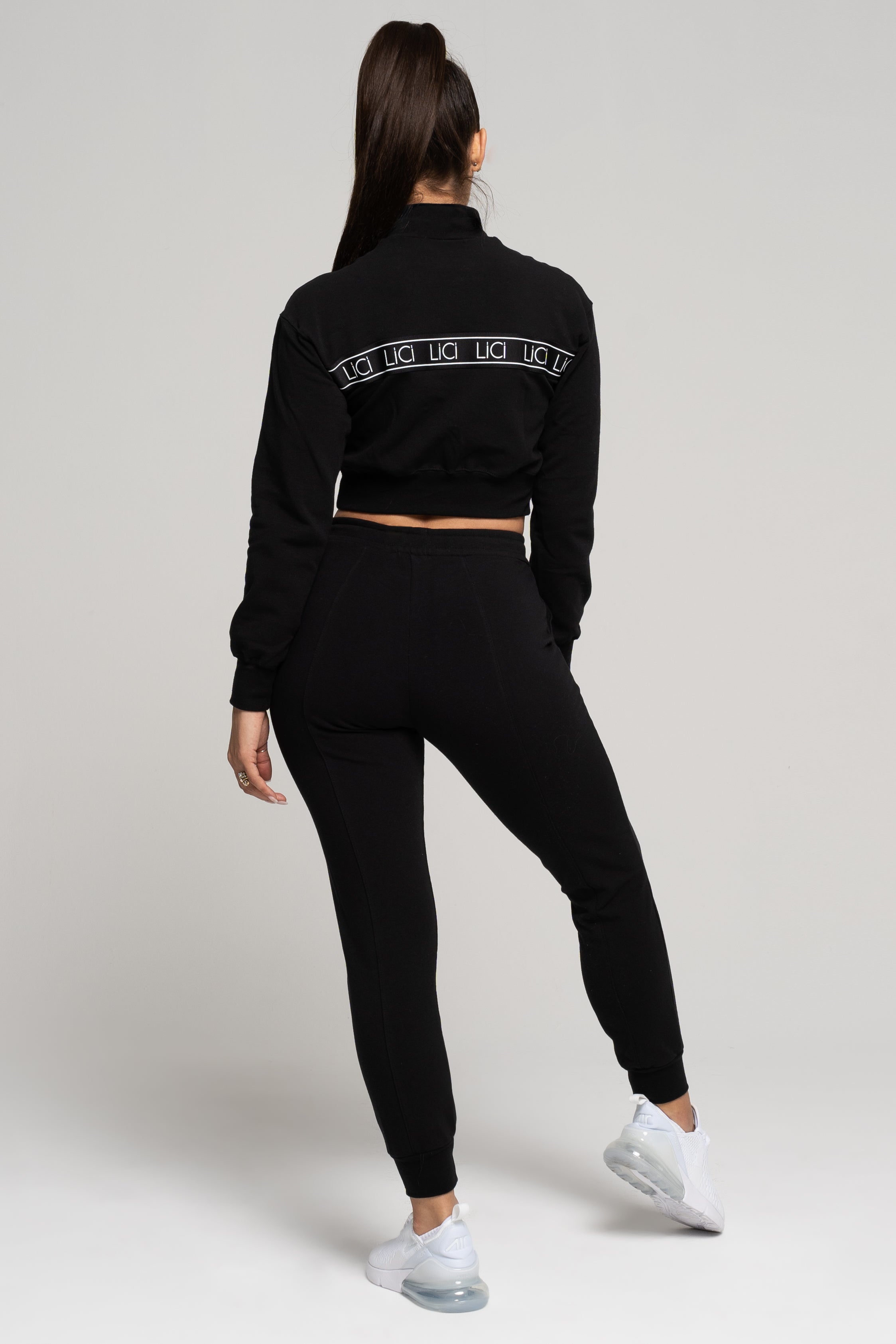 Black Fleece Quarter-Zip Sweatshirt
