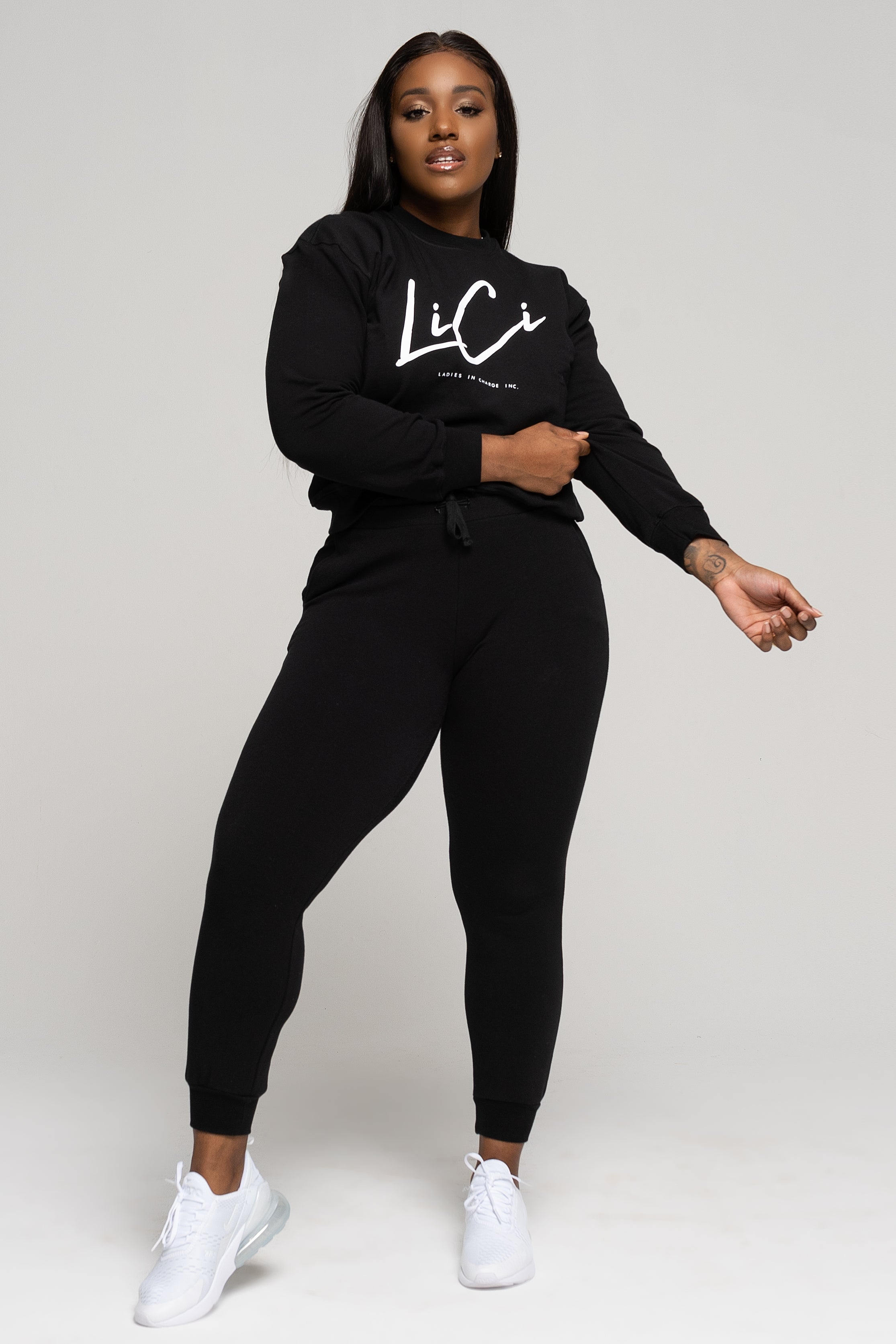 Black Ladies in Charge Crewneck