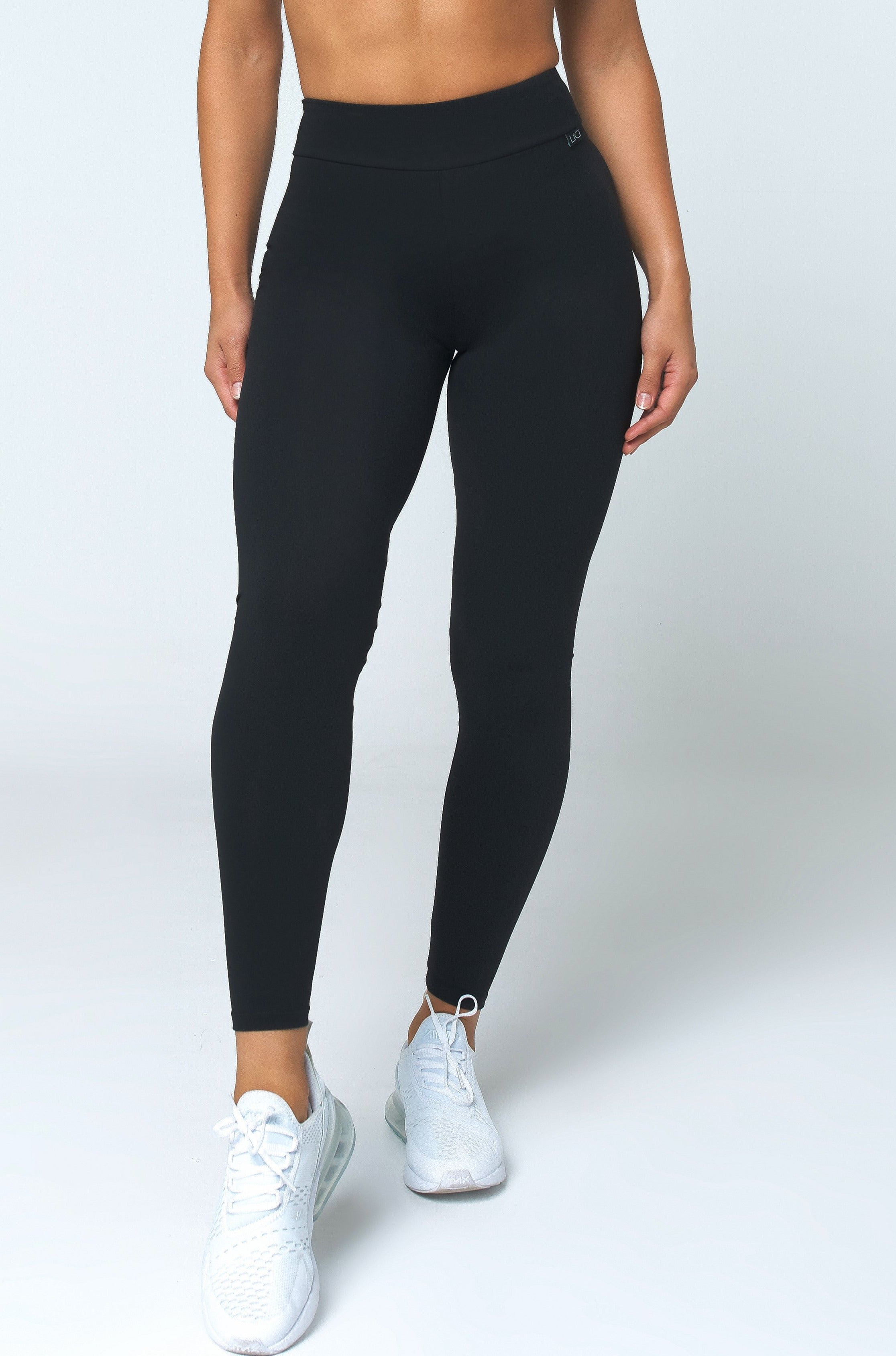 Black High Waist Scrunch Legging