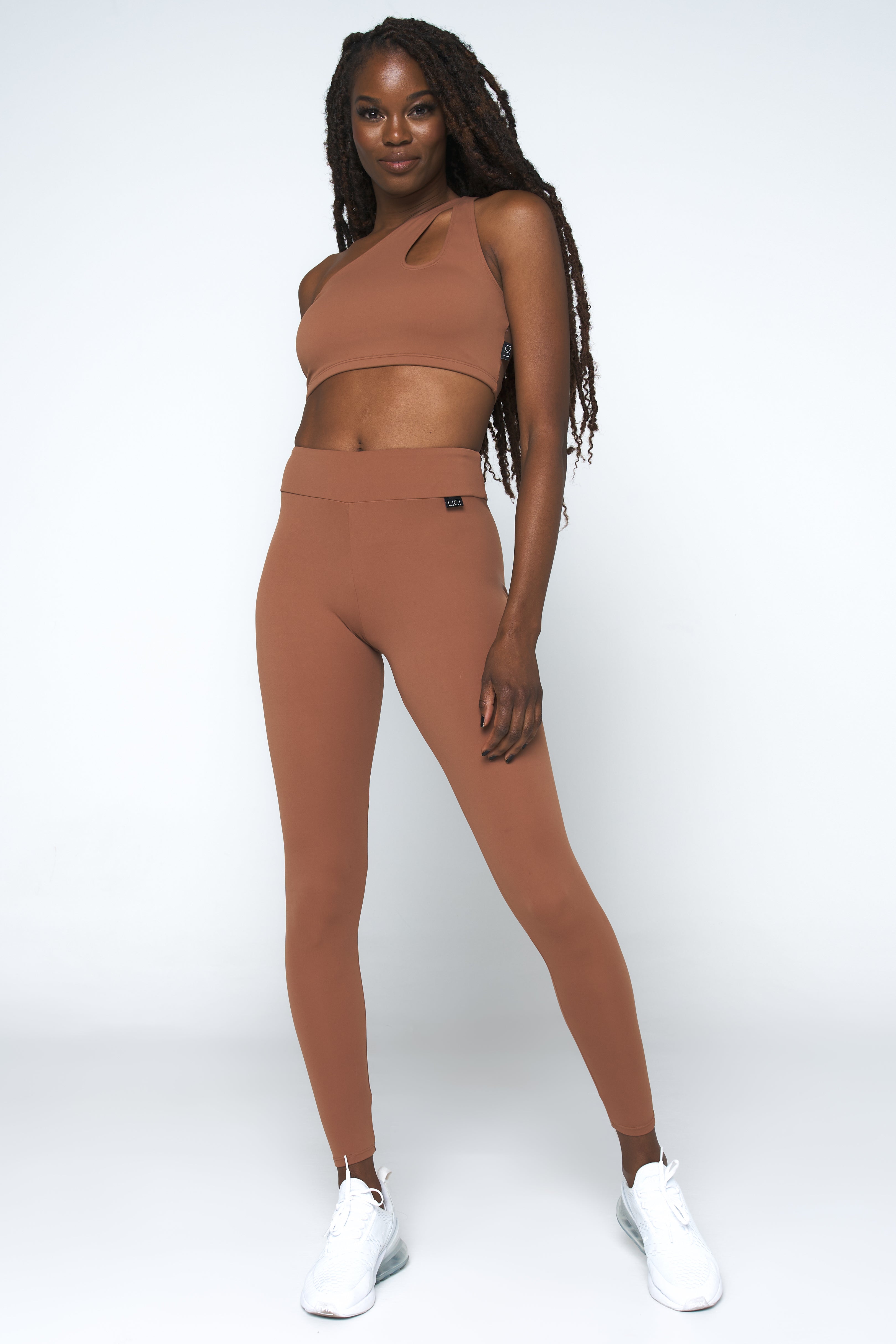 Mocha High Waist Scrunch Legging