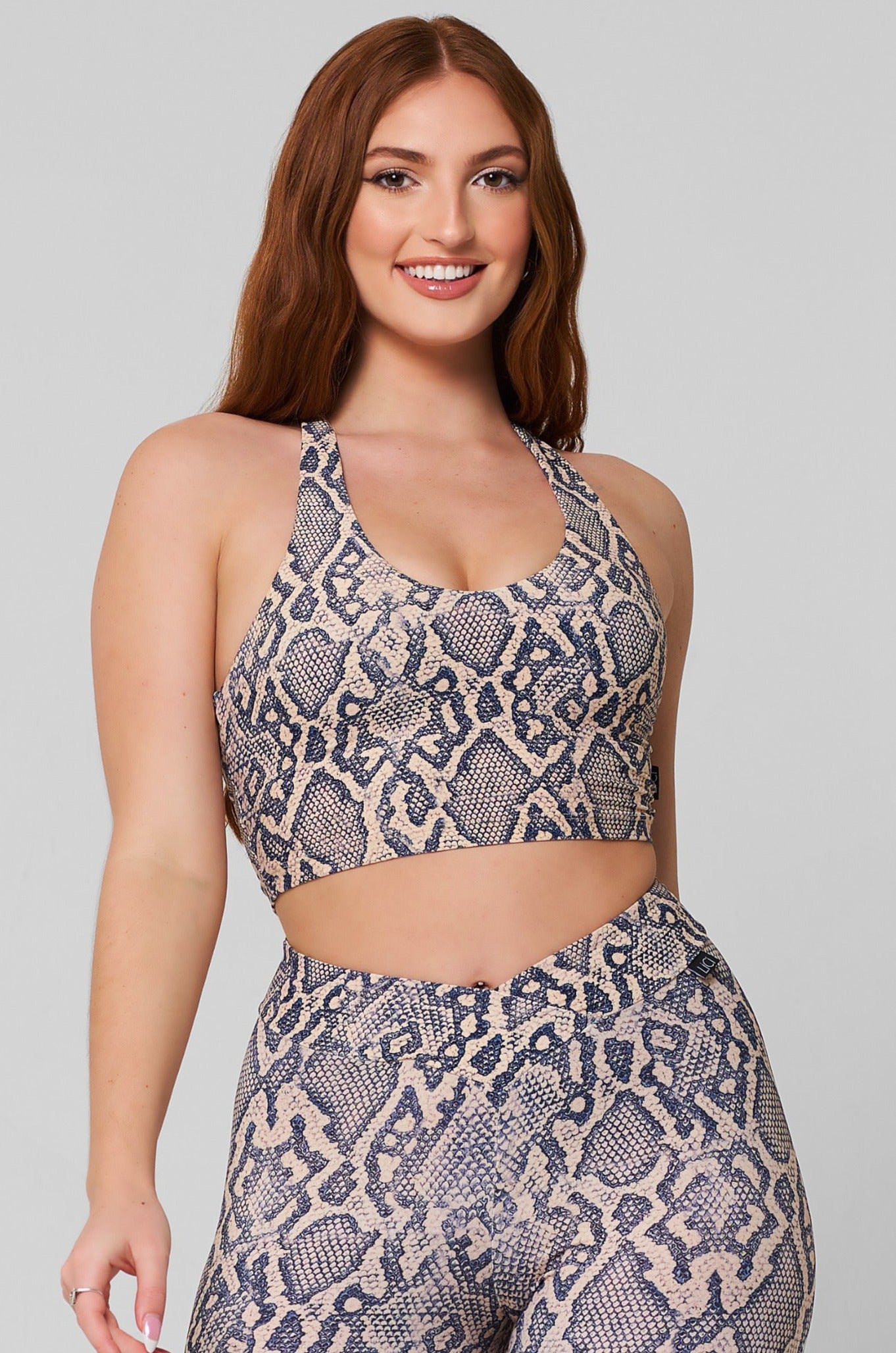 Python Built-In V-Tank Crop Top