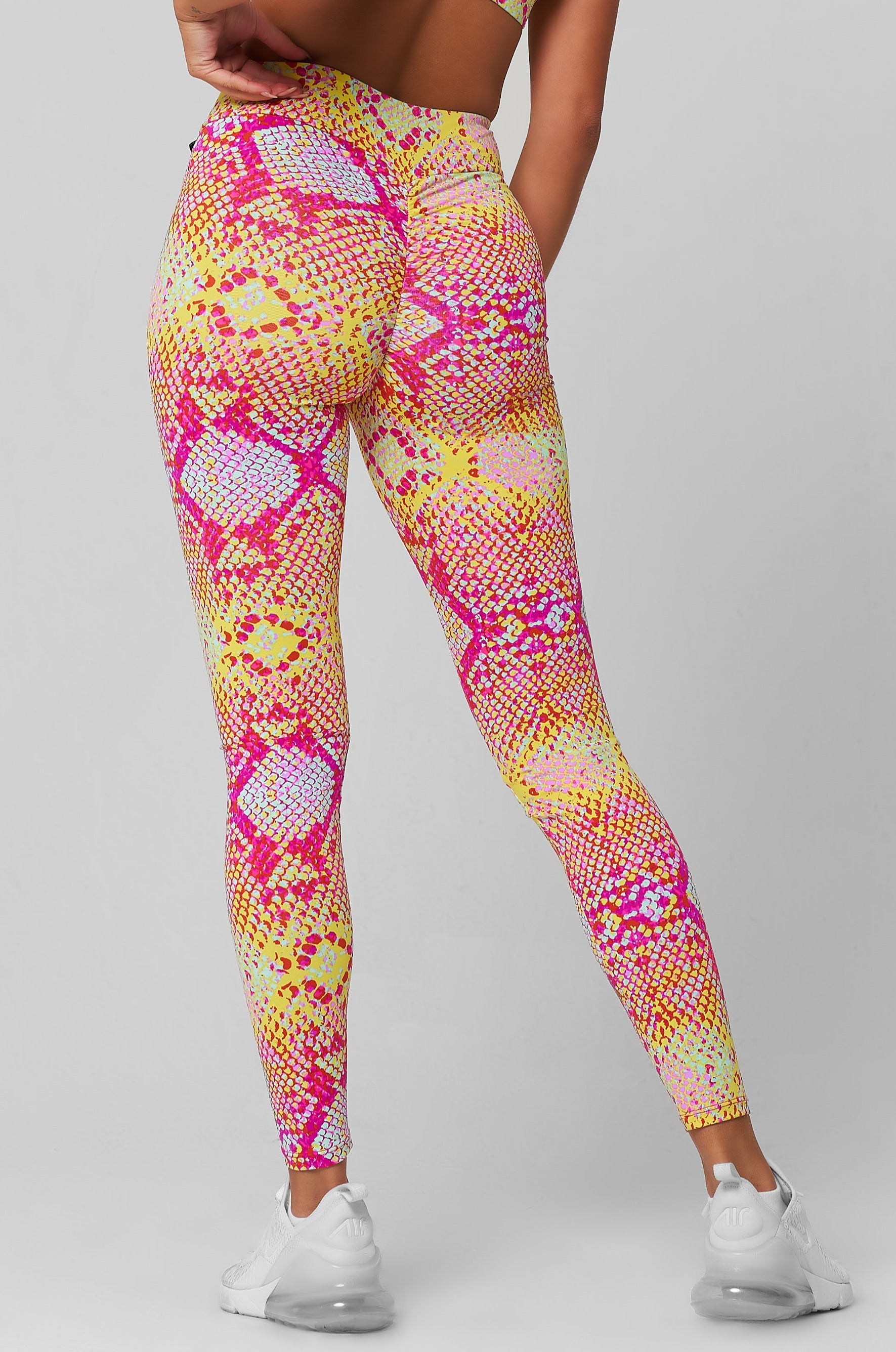 Pink Lemonade V-Cut Scrunch Legging