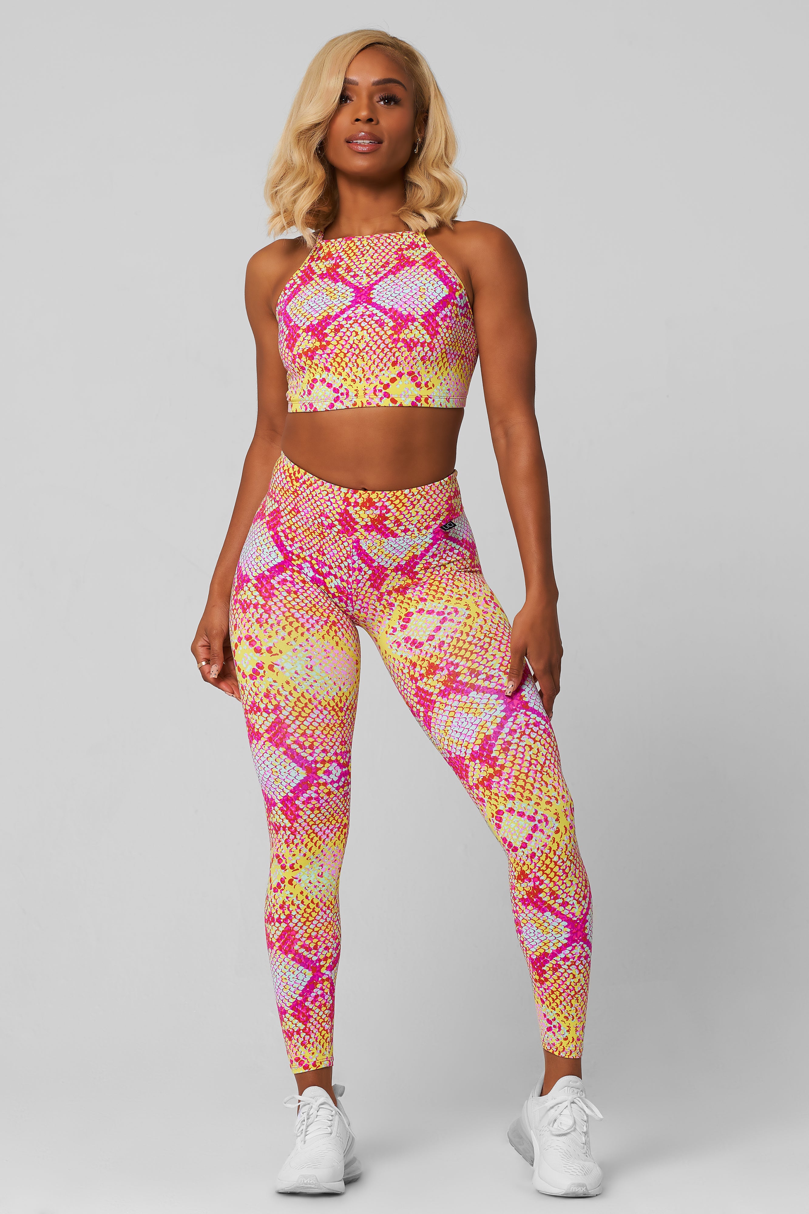 Pink Lemonade Criss Cross Crop Top