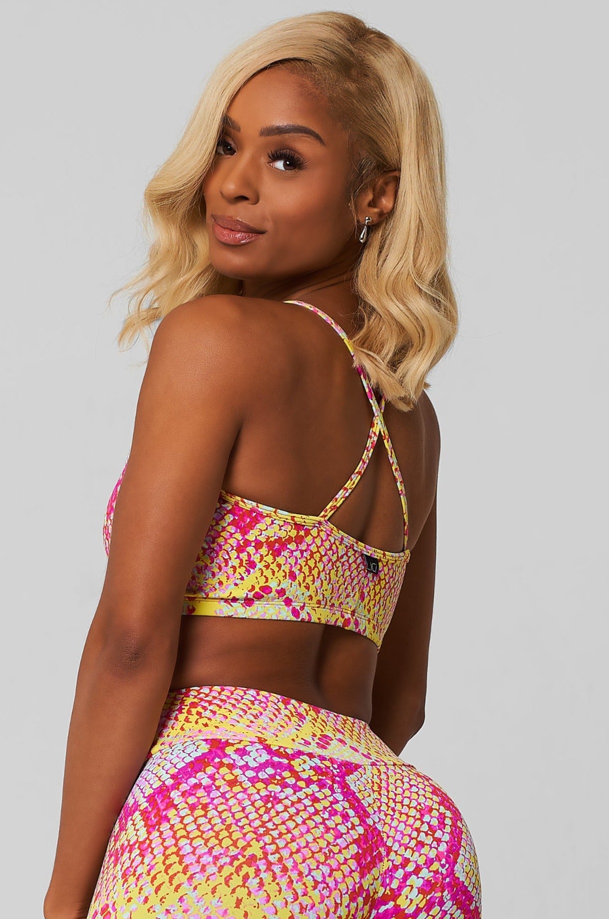 Pink Lemonade Criss Cross Crop Top