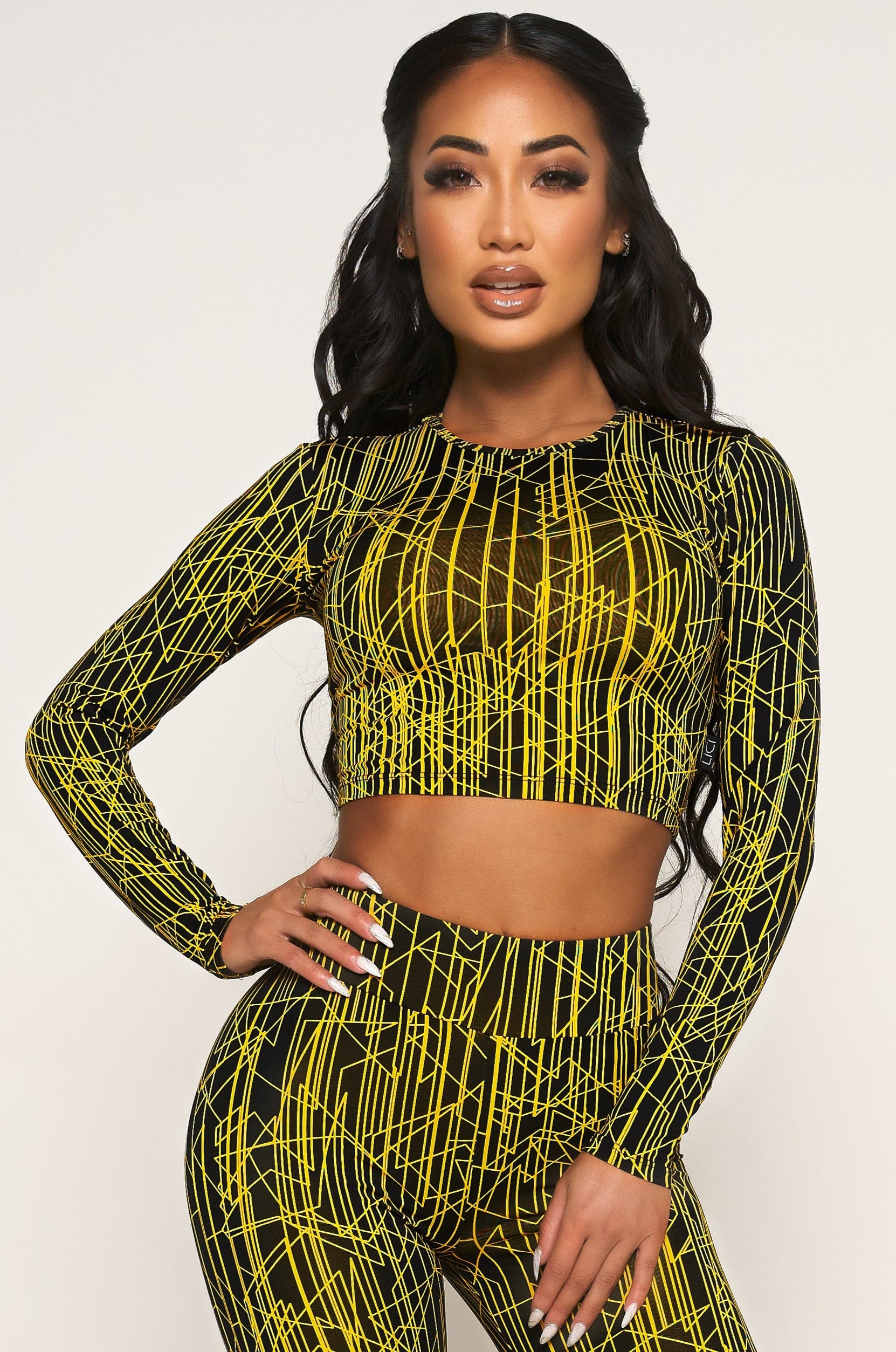 Pulse Long Sleeve Crop Top