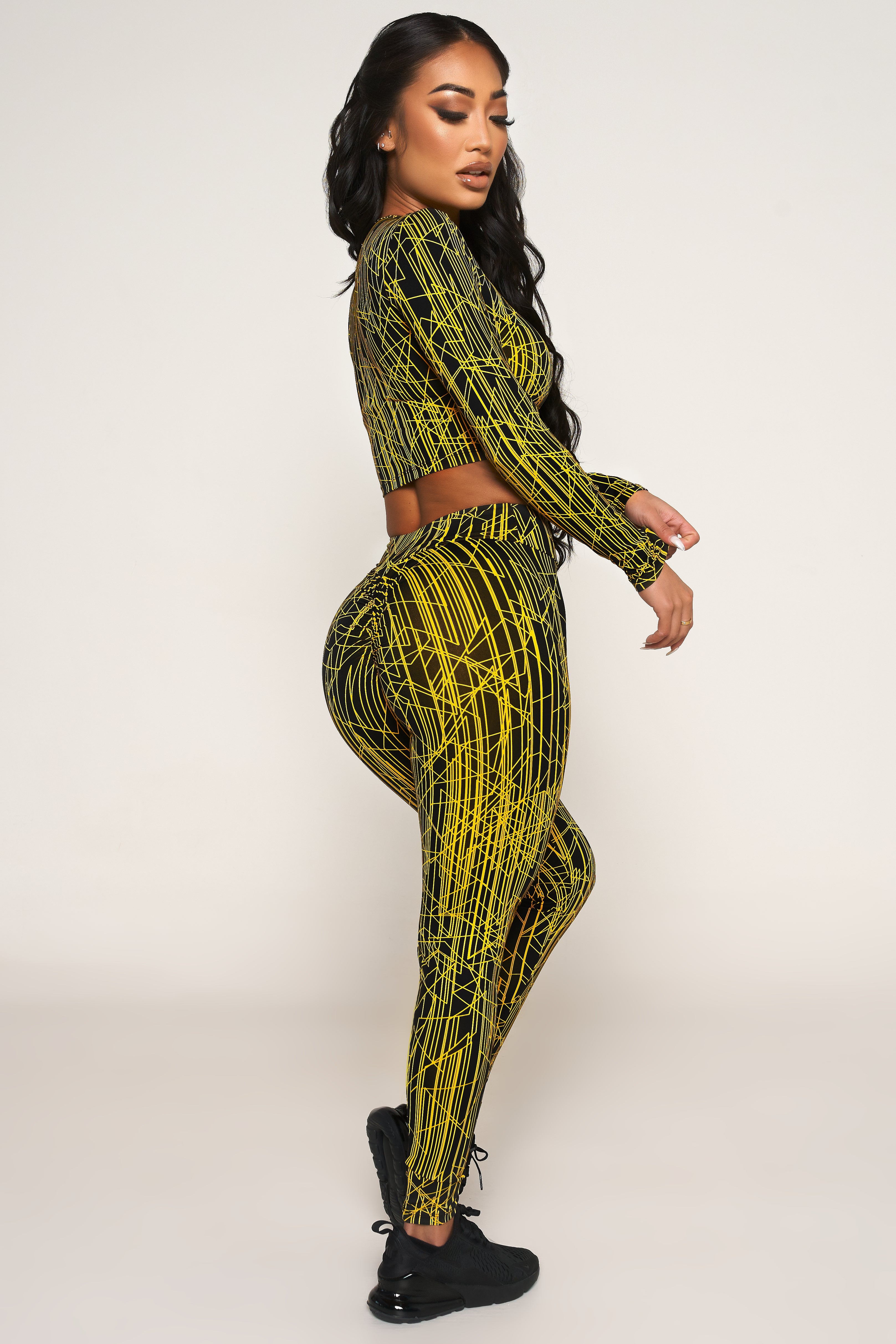 Pulse Long Sleeve Crop Top