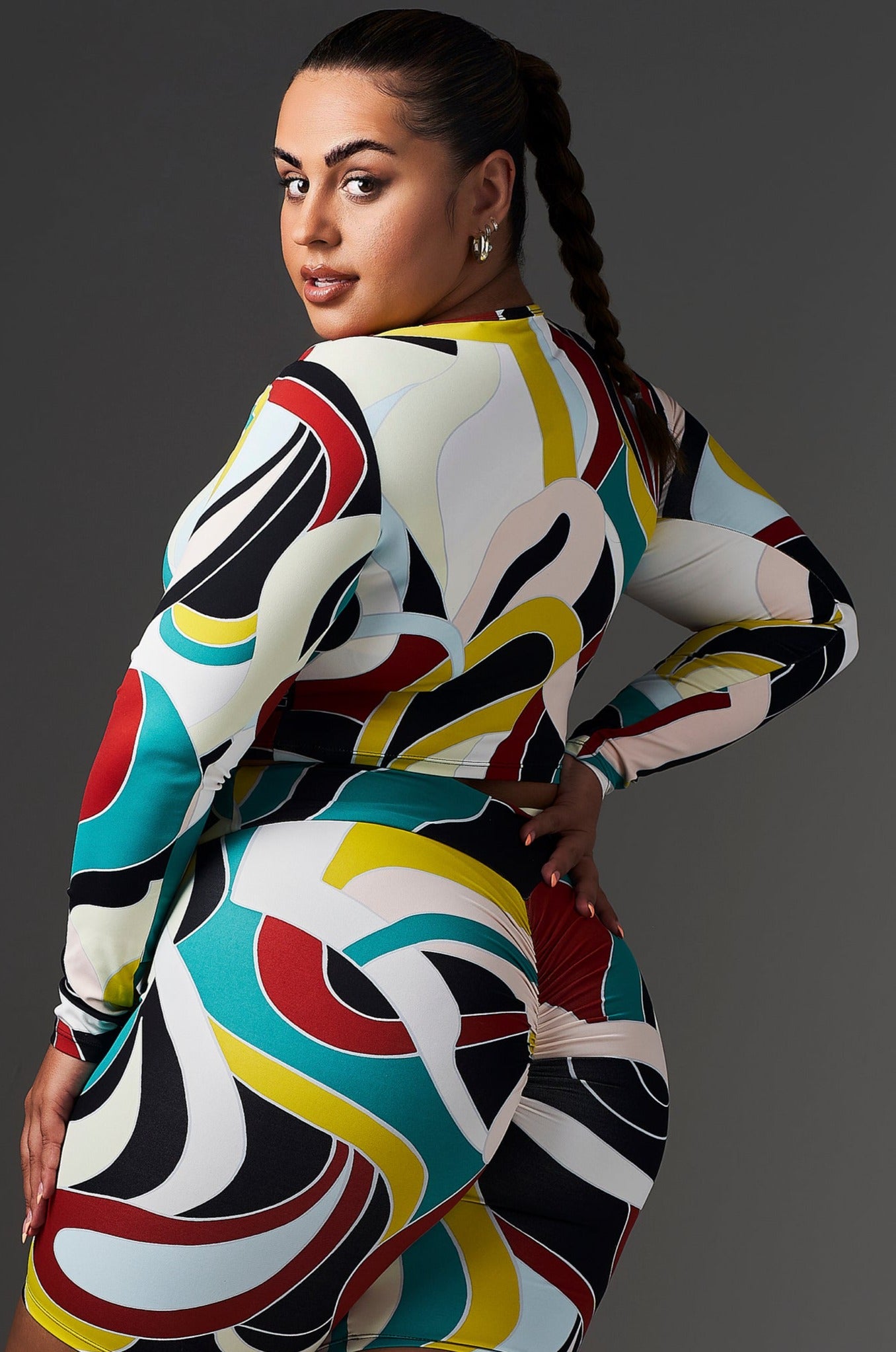 Posh Long Sleeve Crop Top