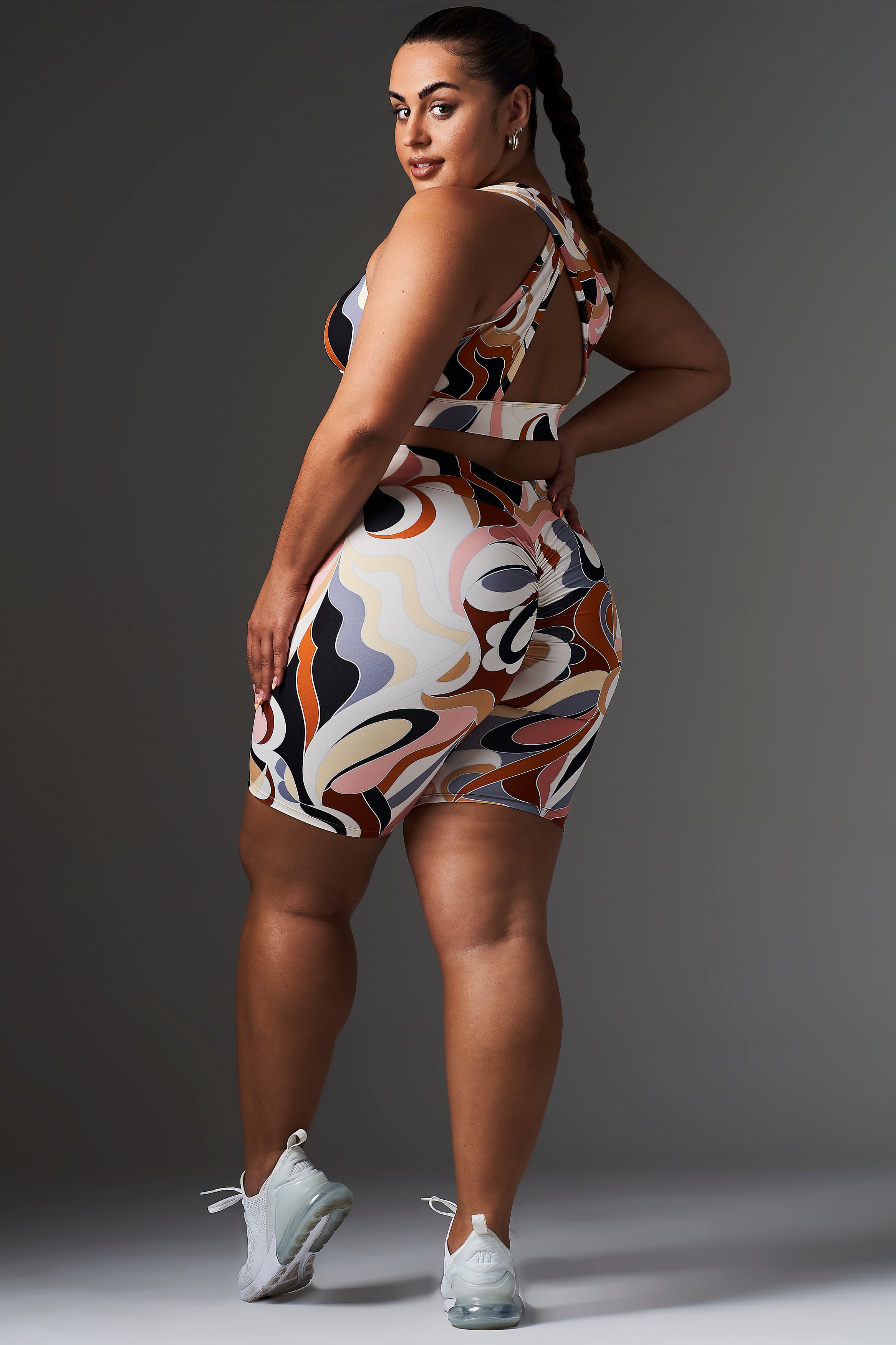 Pixie High Waist Scrunch Biker Short