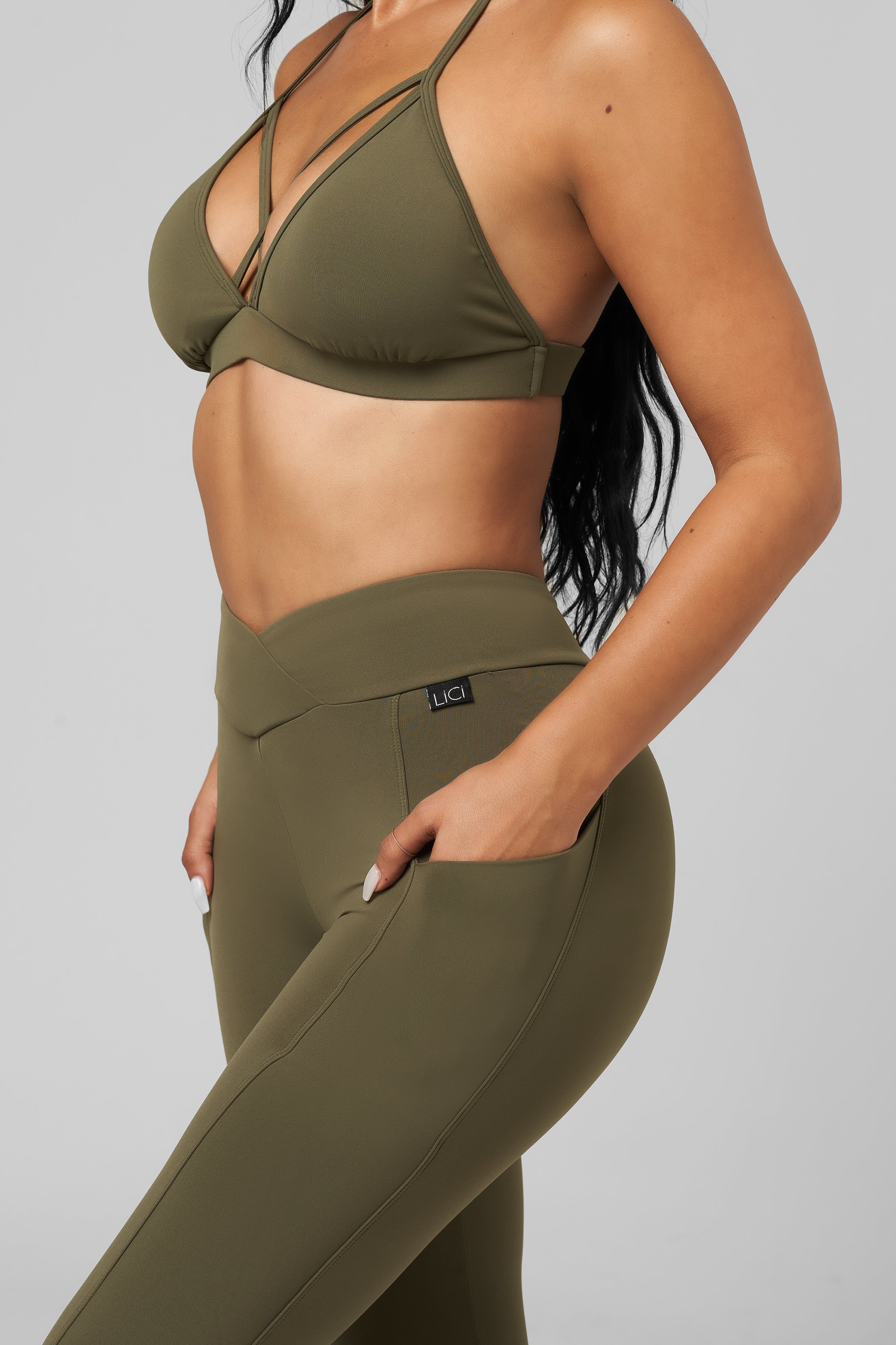 Sage Strappy Bra