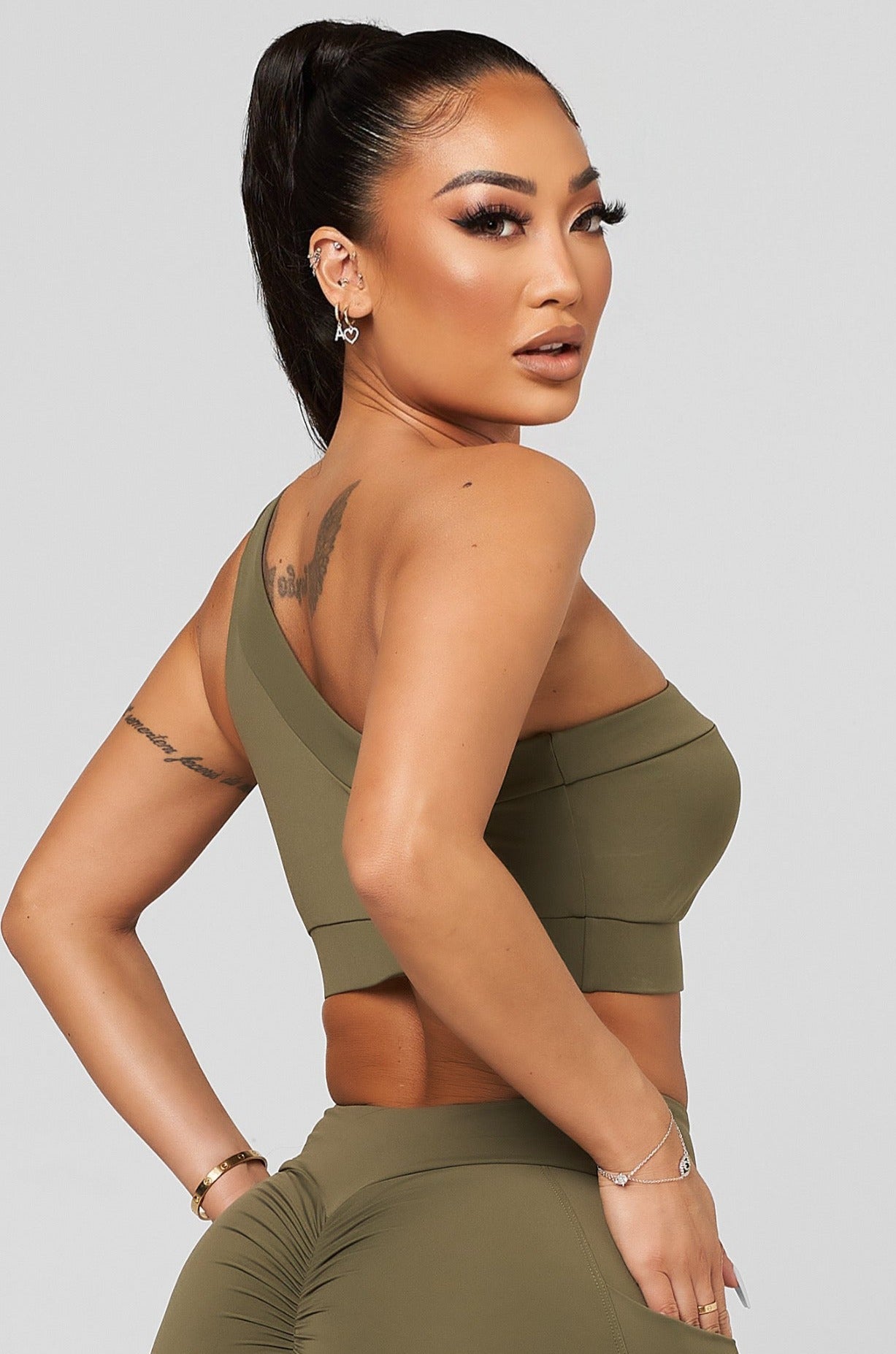 Sage Classic One Shoulder Bra