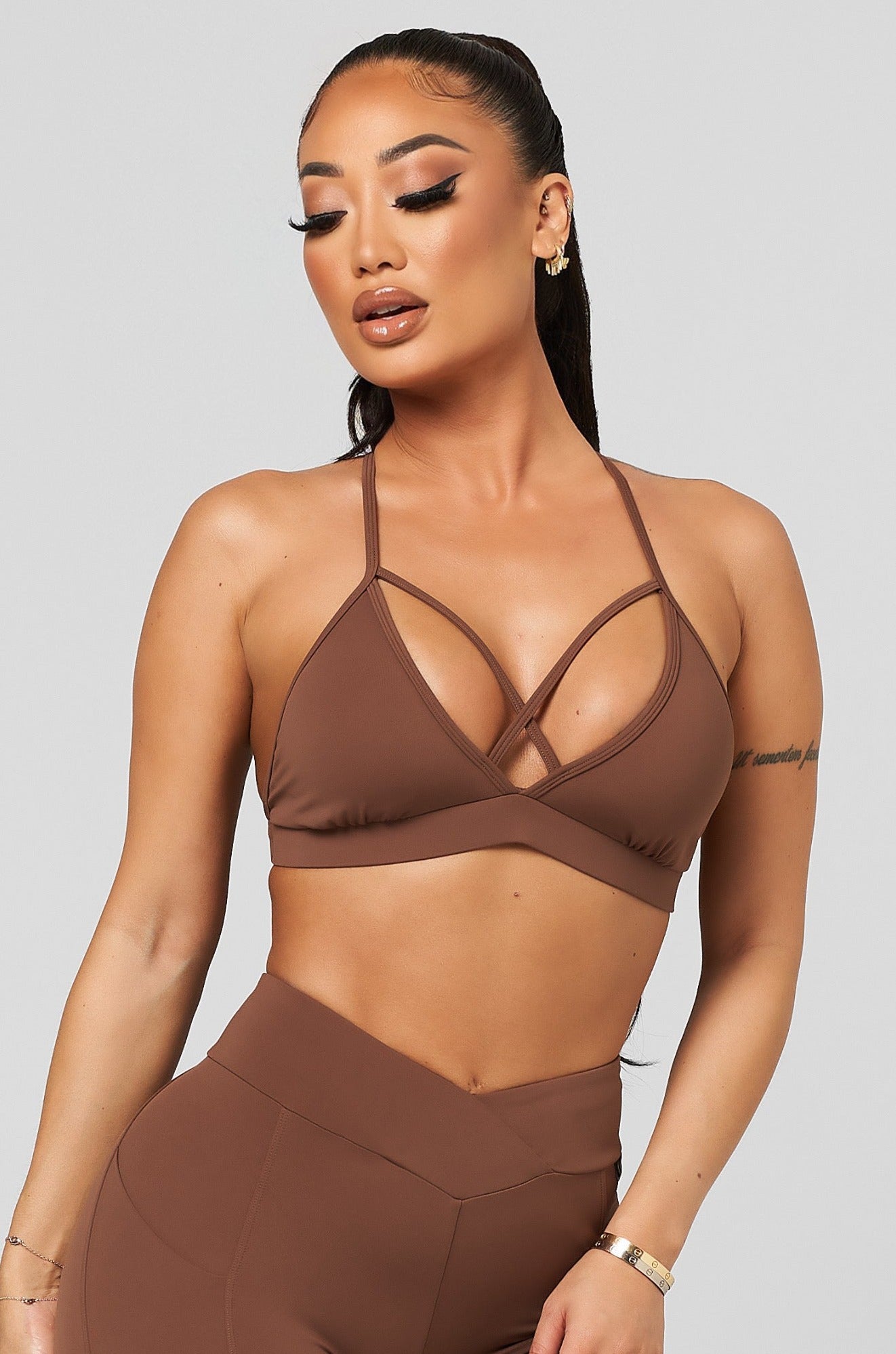 Cinnamon Strappy Bra