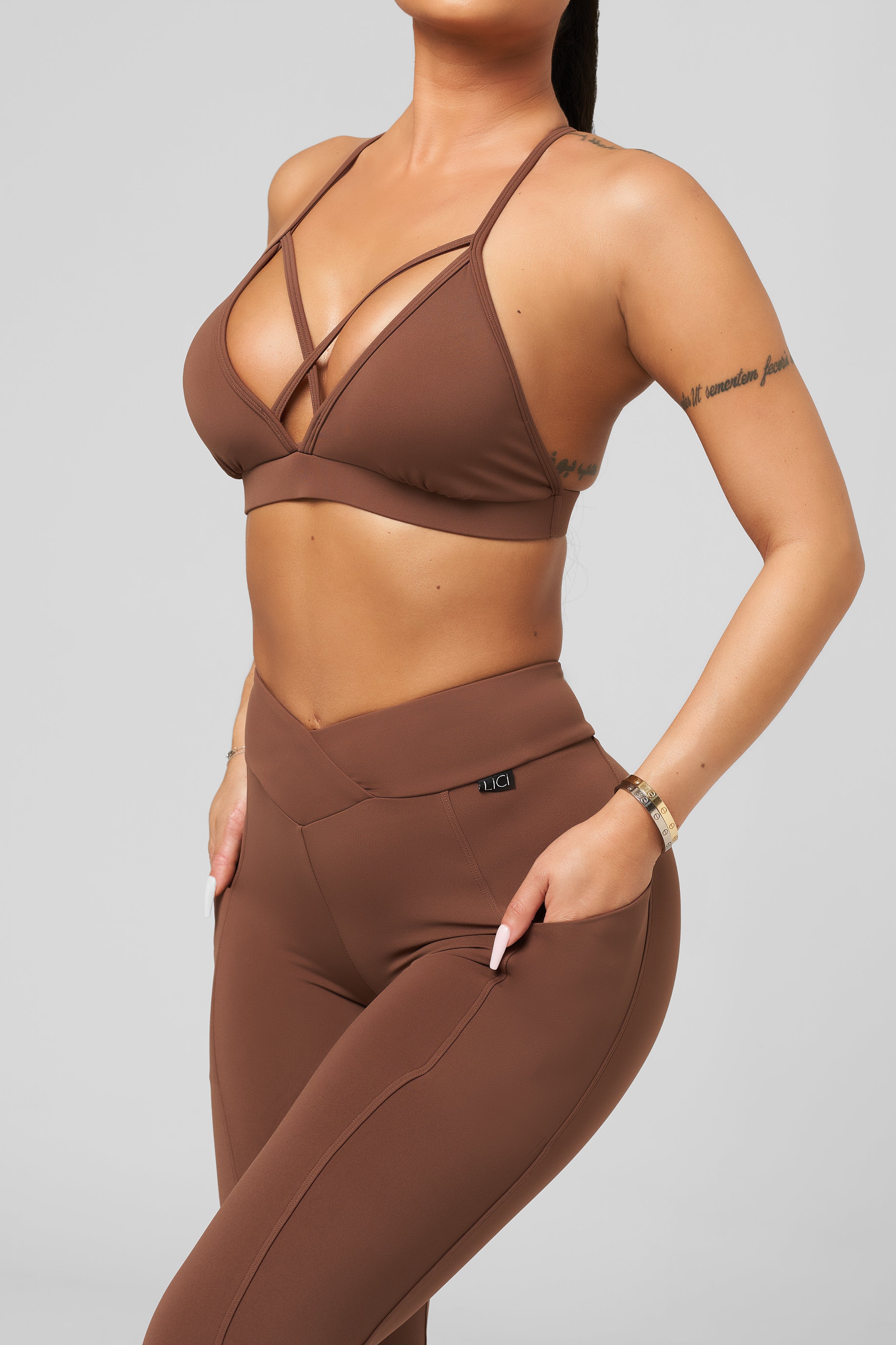 Cinnamon Strappy Bra