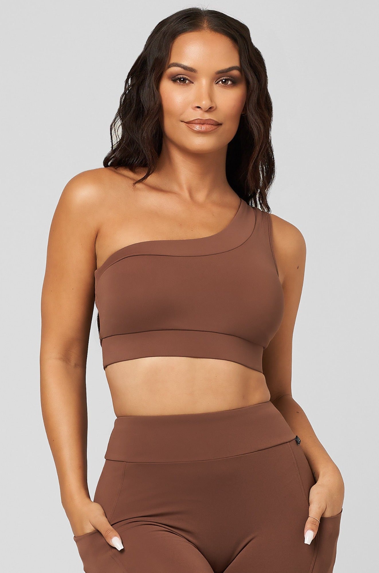 Cinnamon Classic One Shoulder Bra