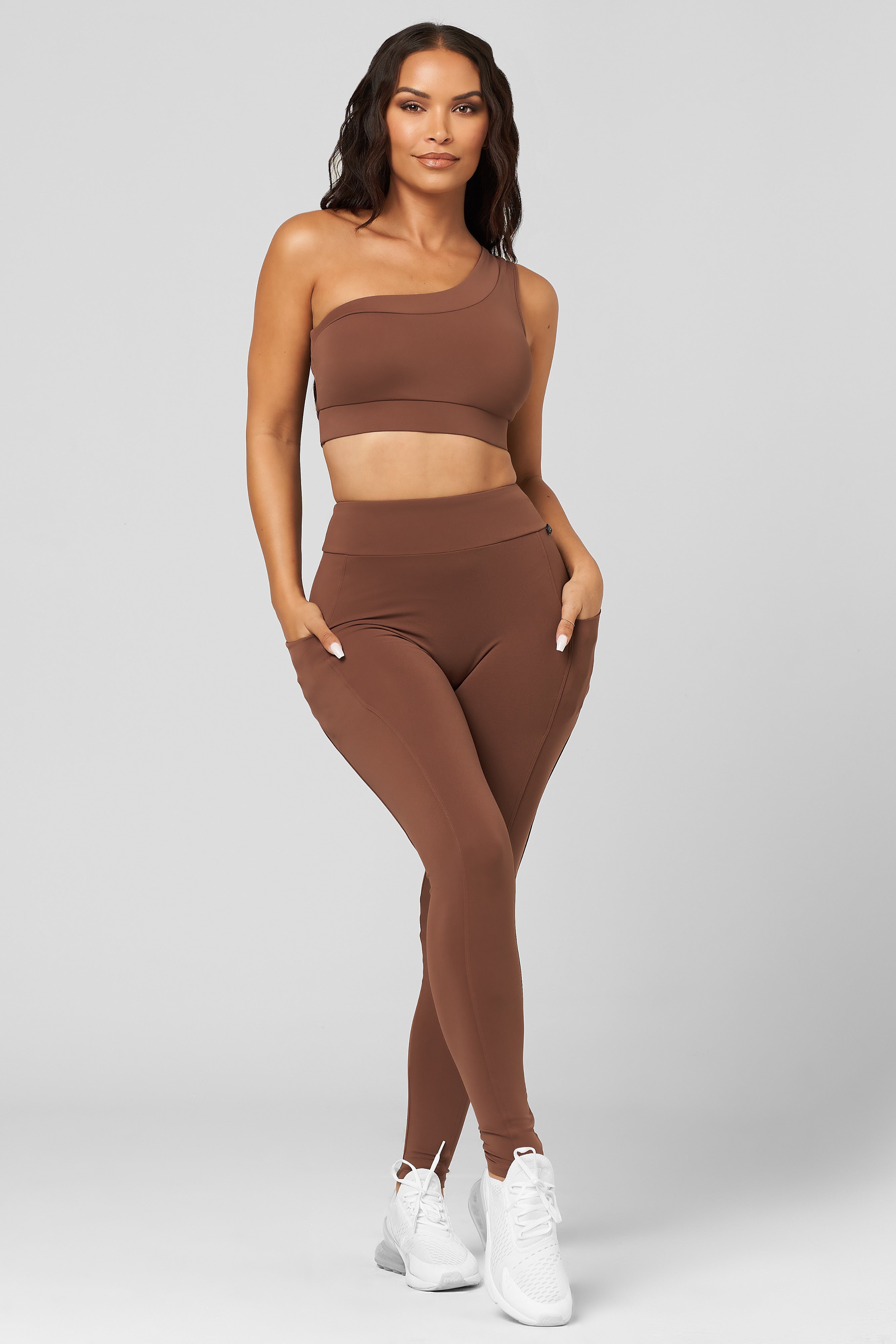 Cinnamon Classic One Shoulder Bra