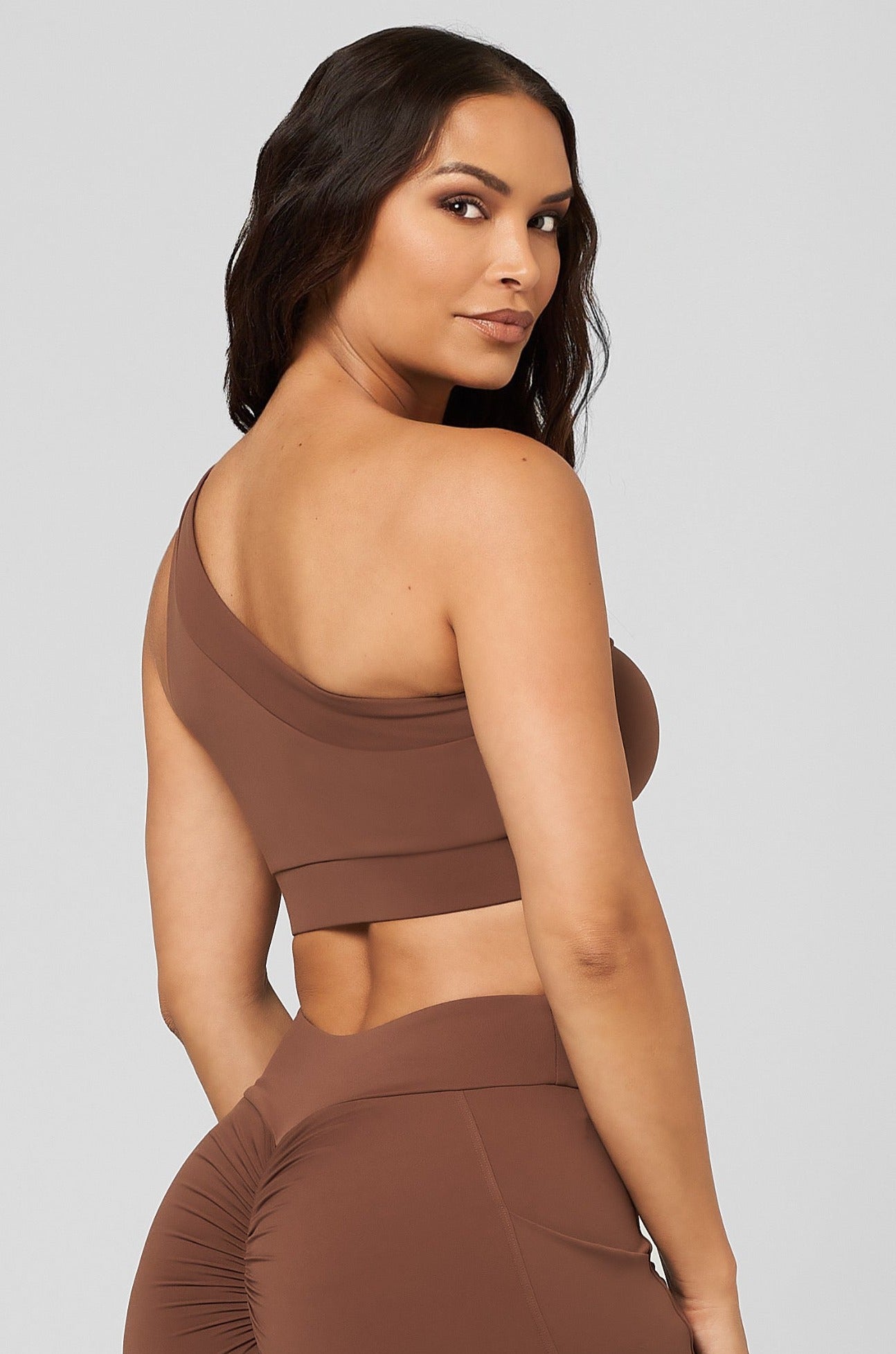 Cinnamon Classic One Shoulder Bra