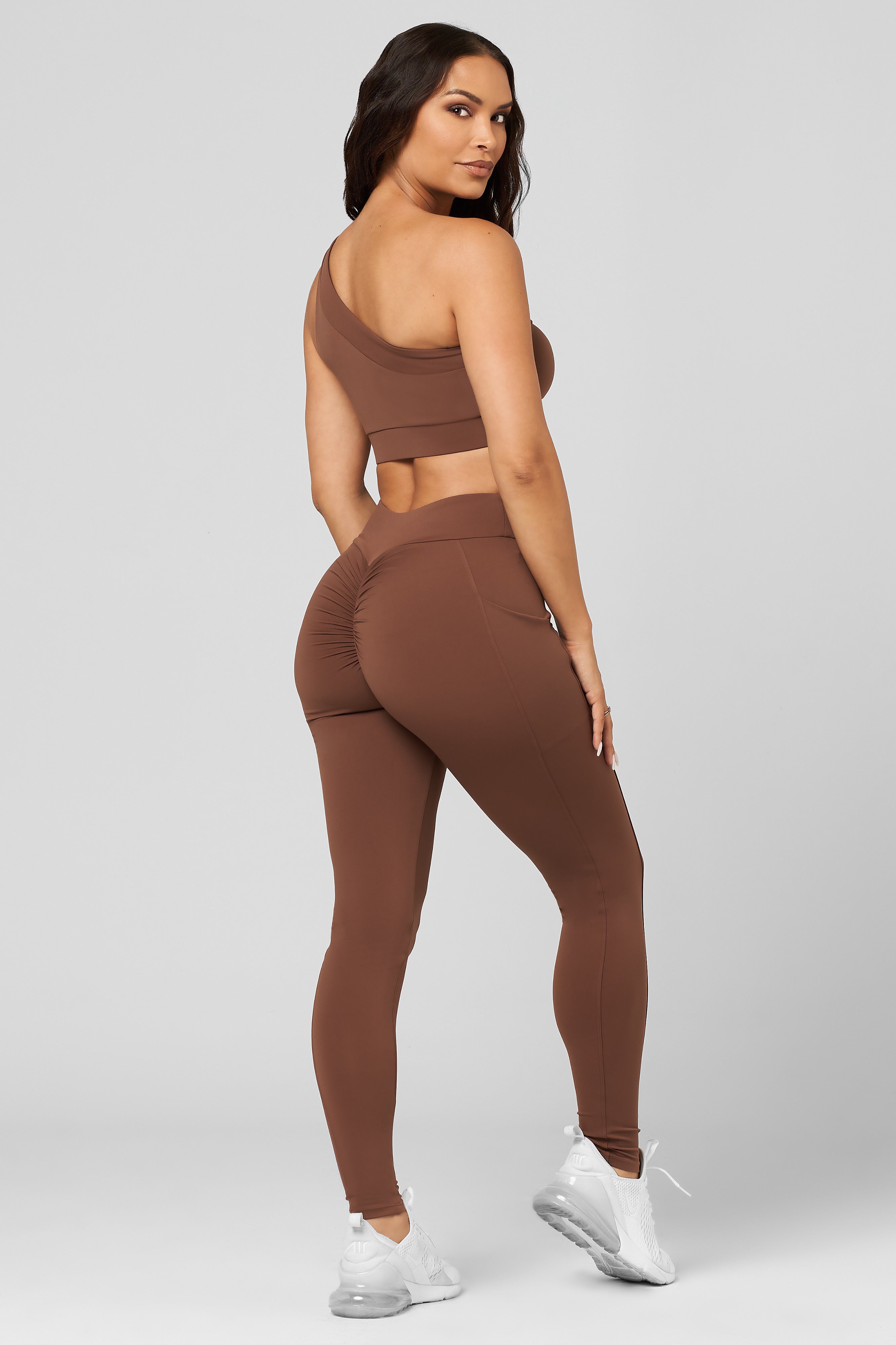 Cinnamon High Waist Scrunch Legging