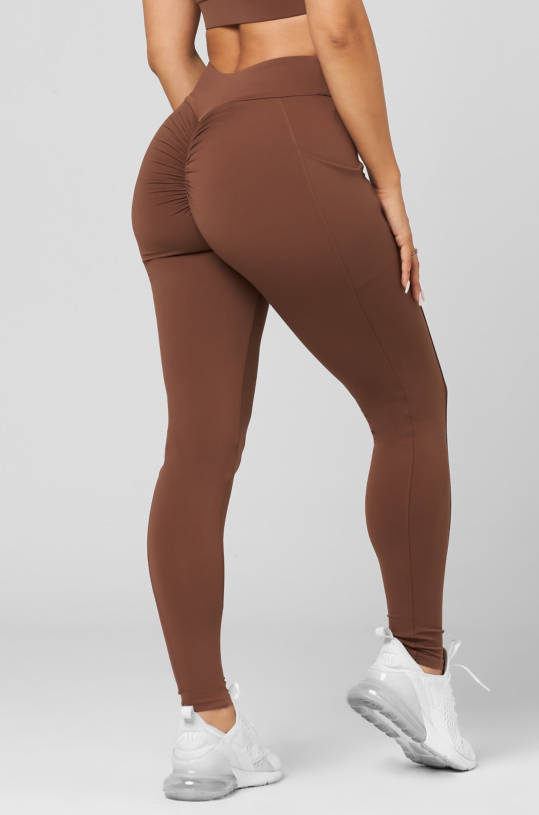 Cinnamon High Waist Scrunch Legging