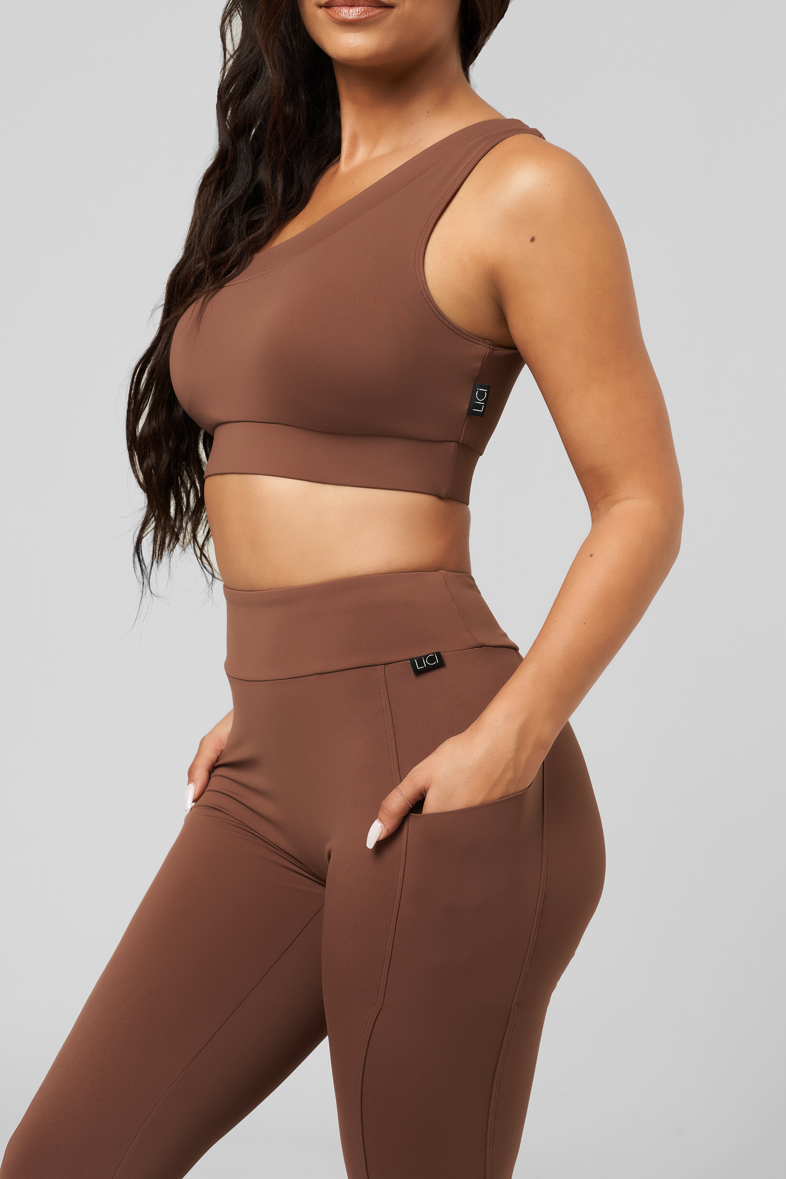 Cinnamon Classic One Shoulder Bra