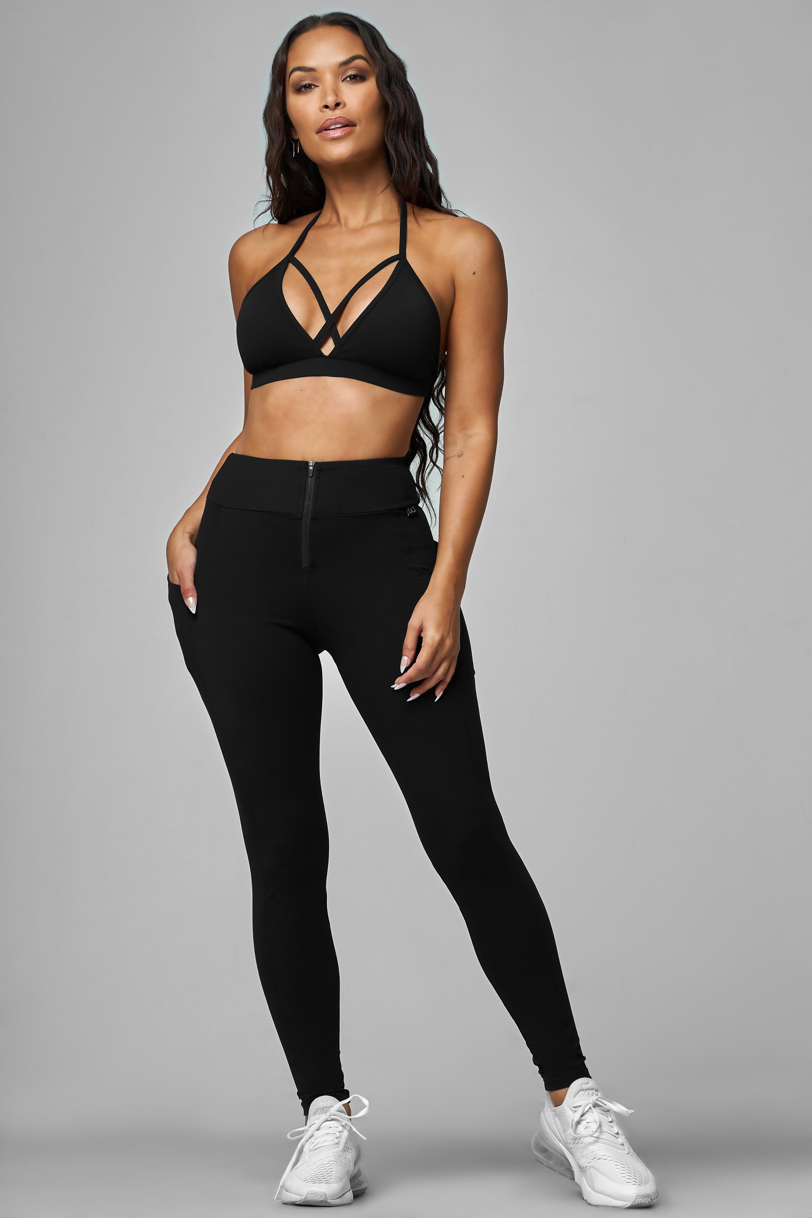 Black Strappy Bra
