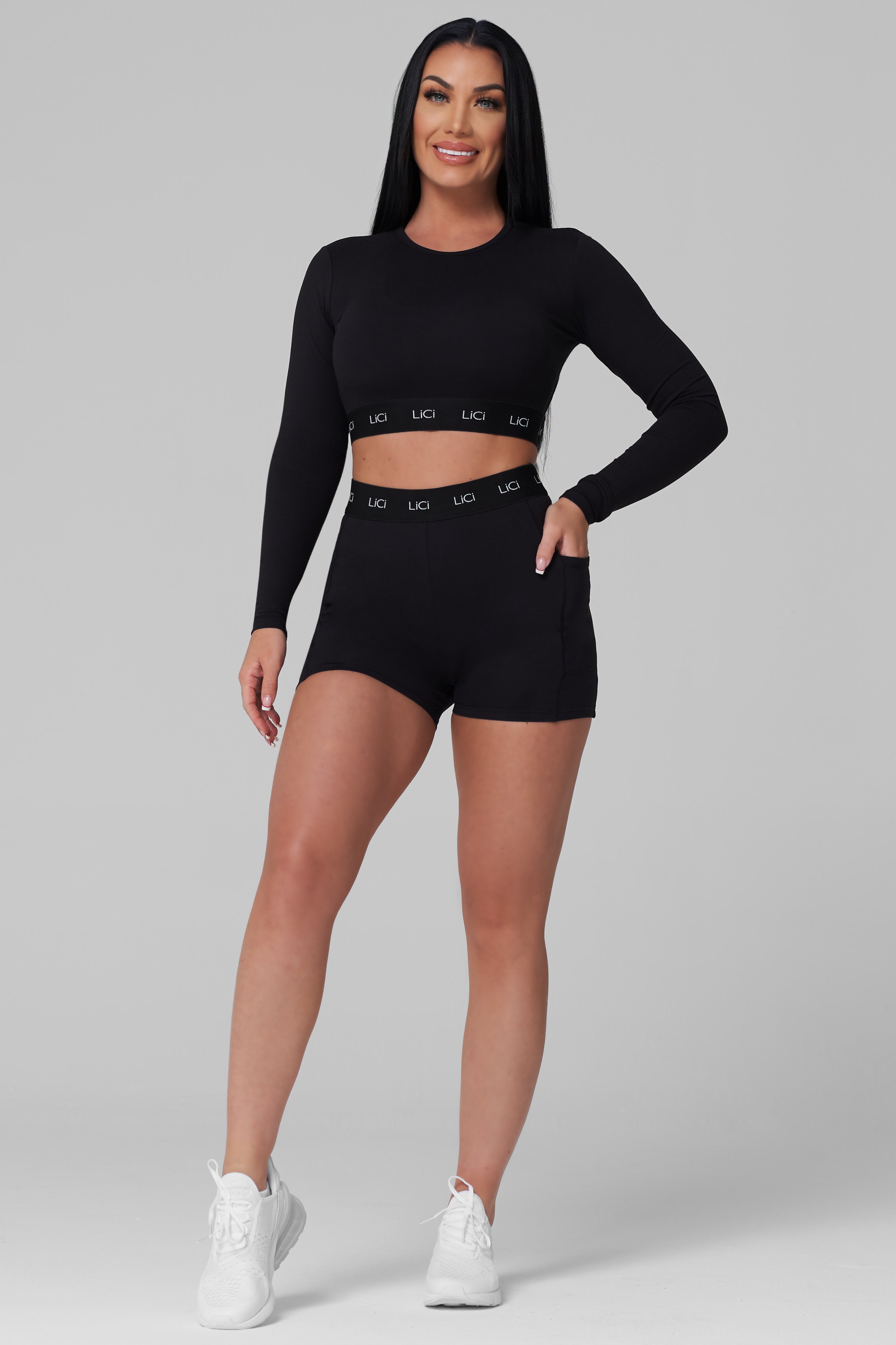 Black Cozy Sport Long Sleeve