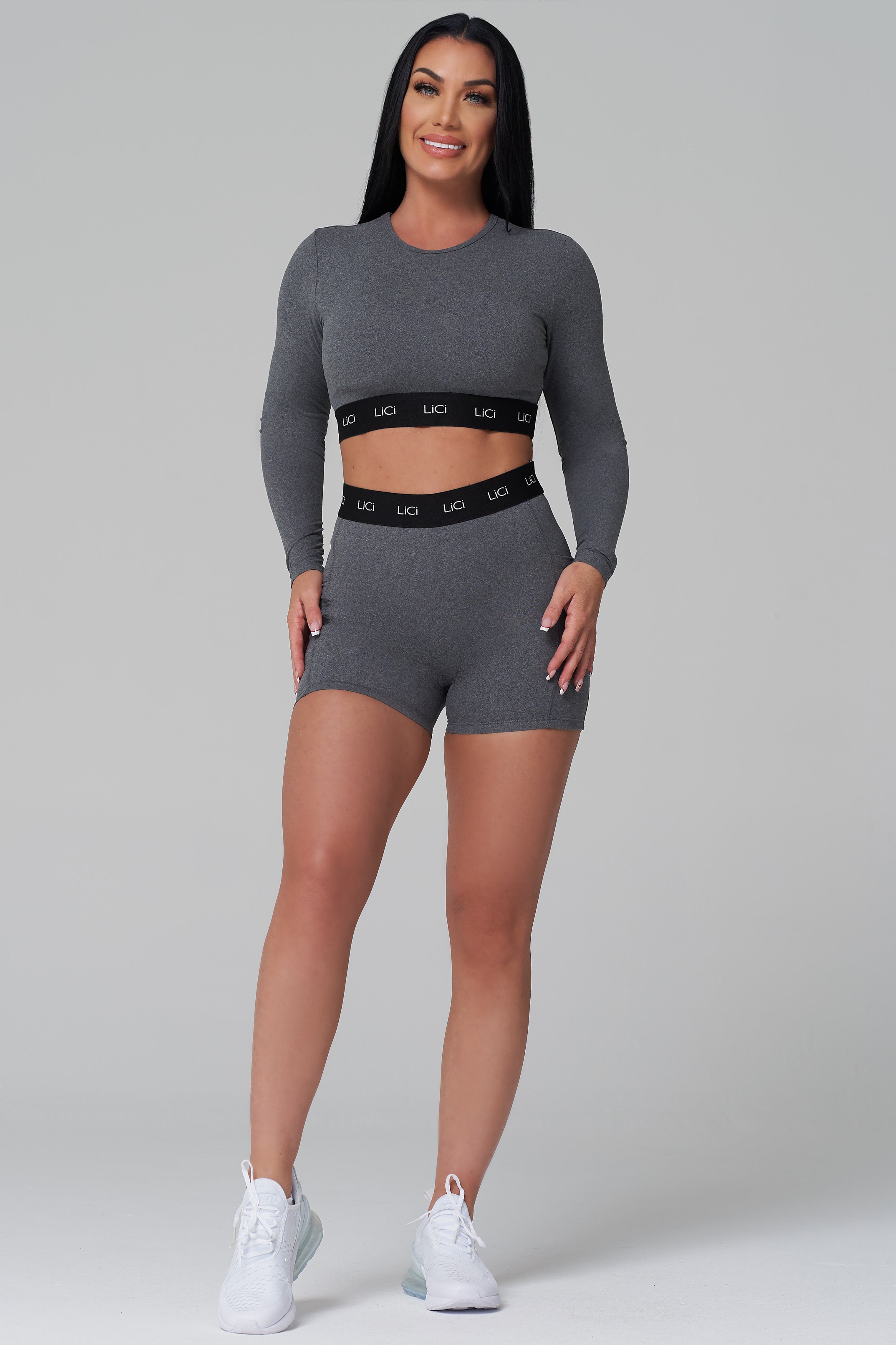 Grey Cozy Sport Long Sleeve