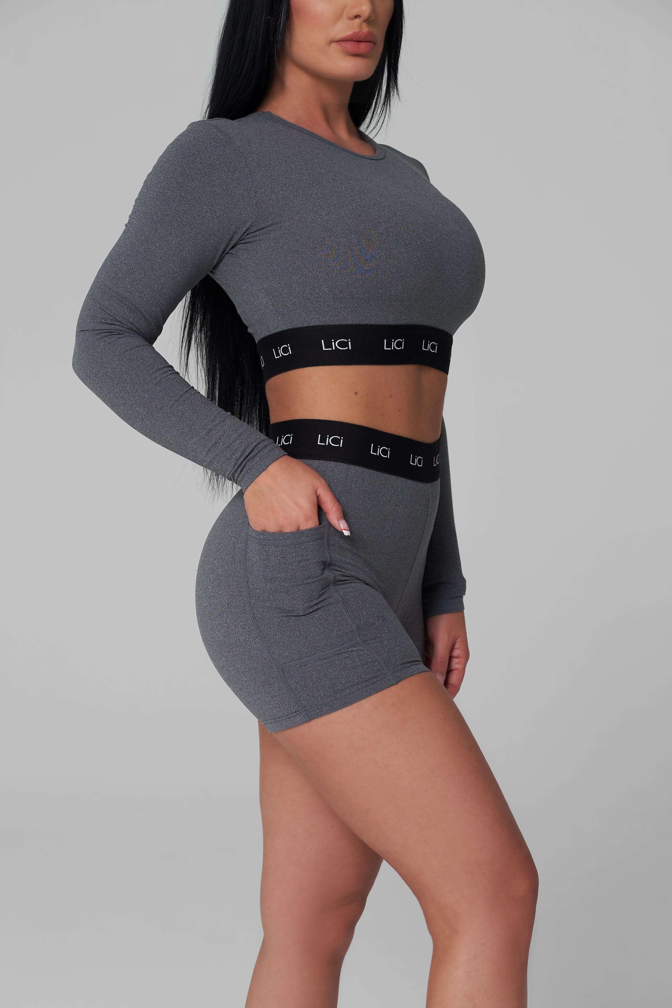 Grey Cozy Sport Long Sleeve