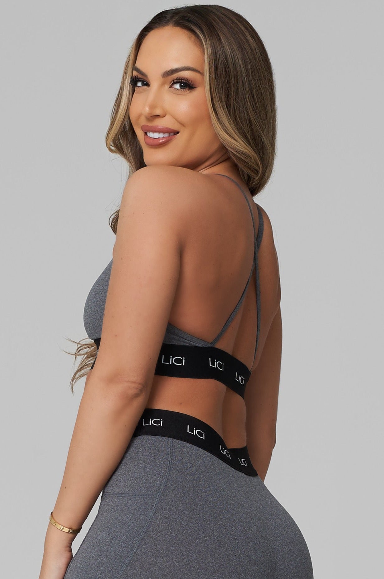 Grey Cozy Sport Bralette