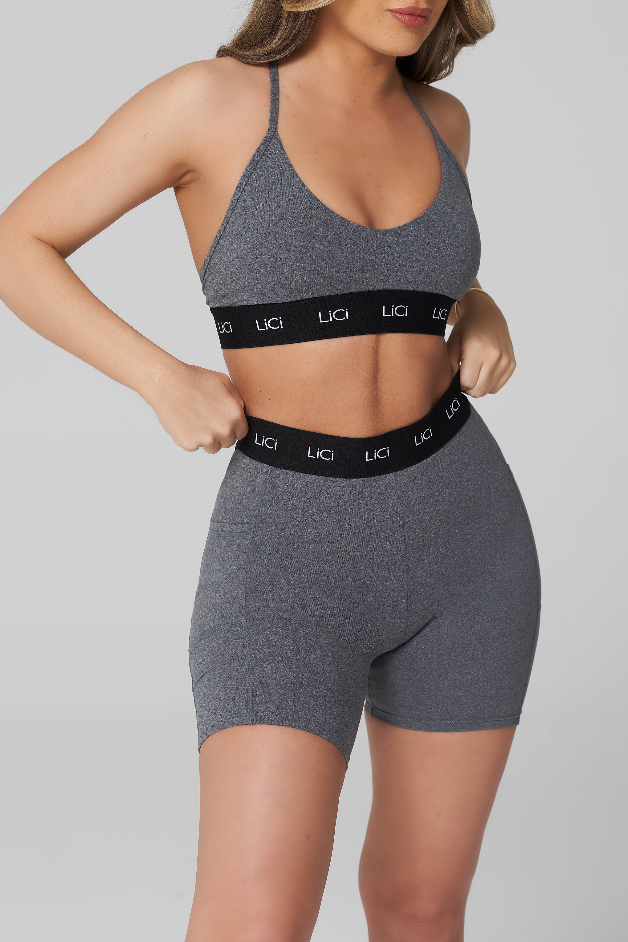 Grey Cozy Sport Bralette