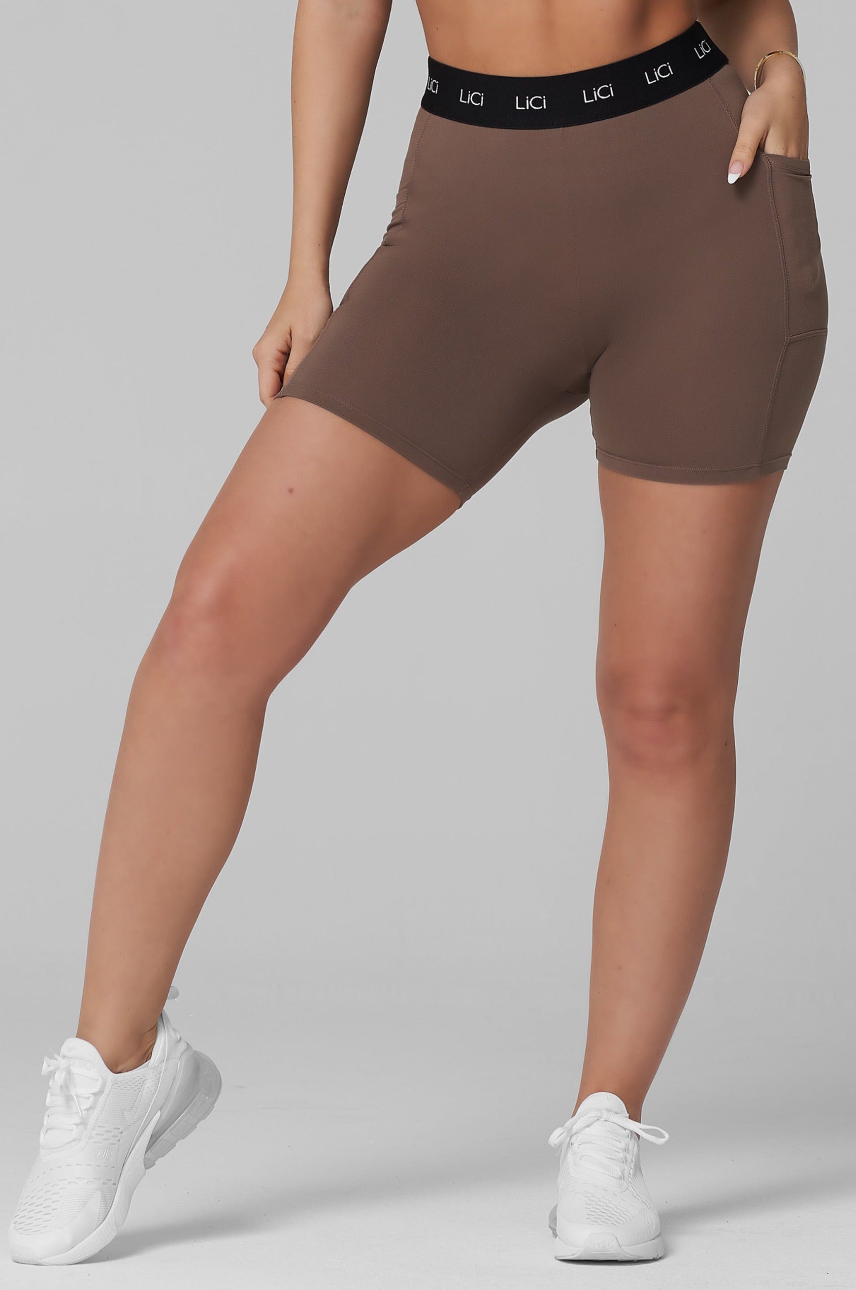 Truffle Cozy Sport Biker Short