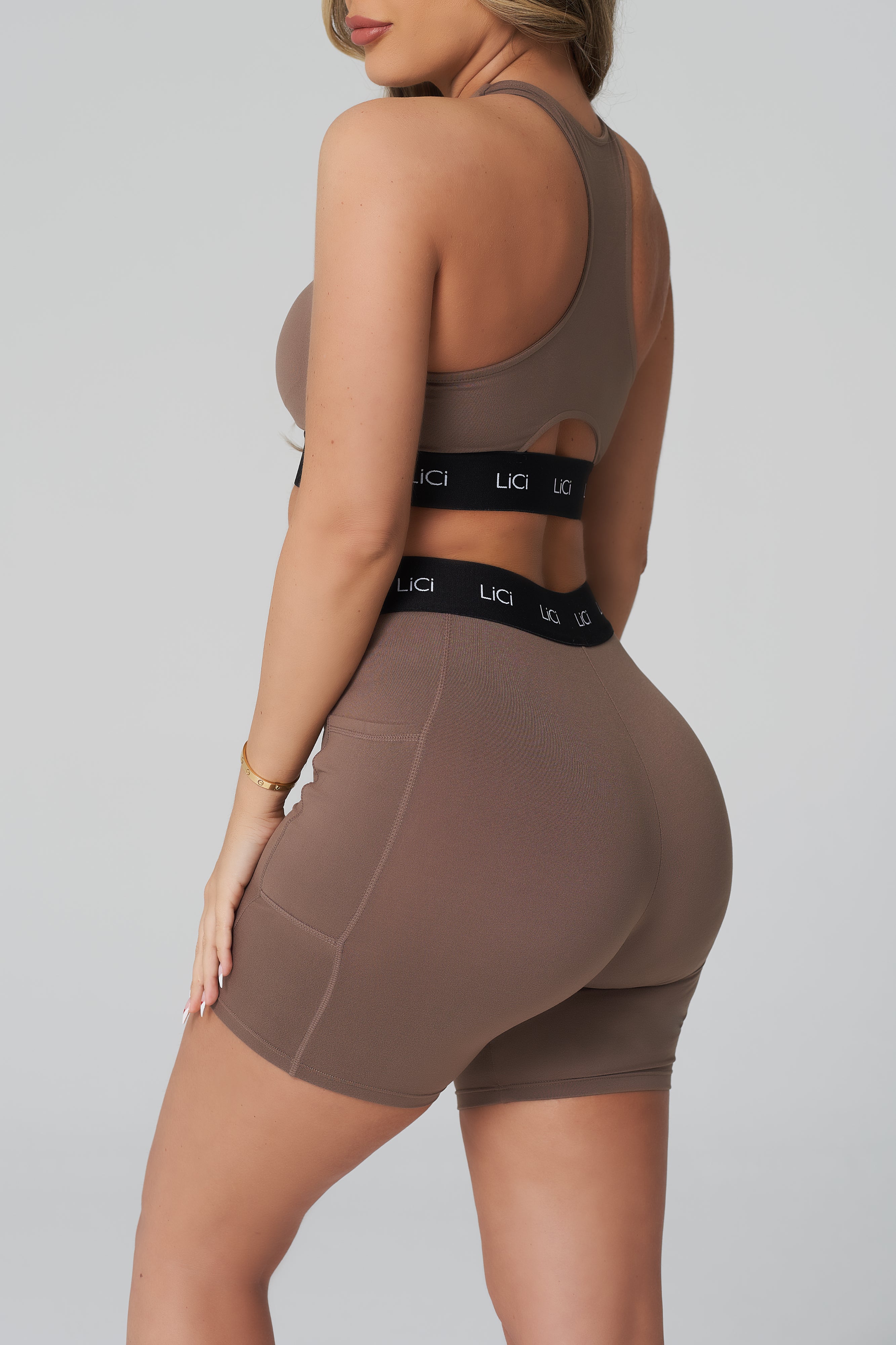 Truffle Cozy Sport Biker Short