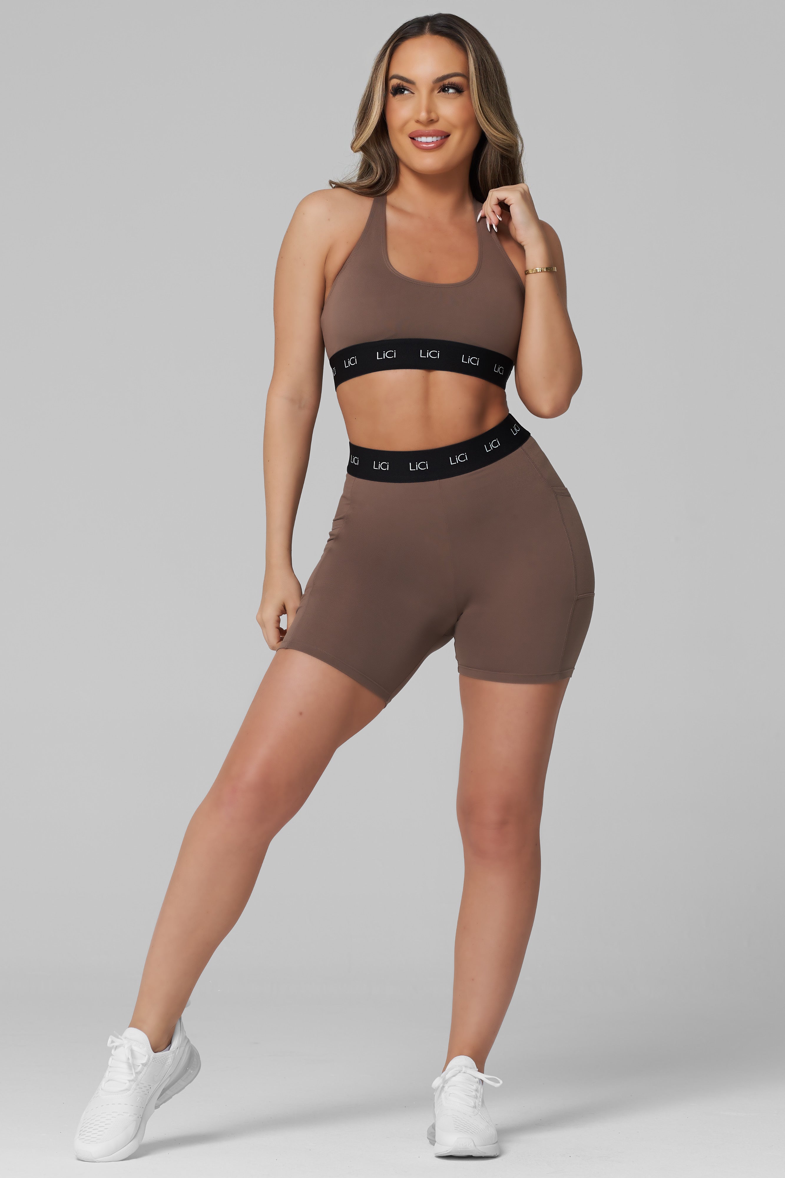 Truffle Cozy Sport Bra