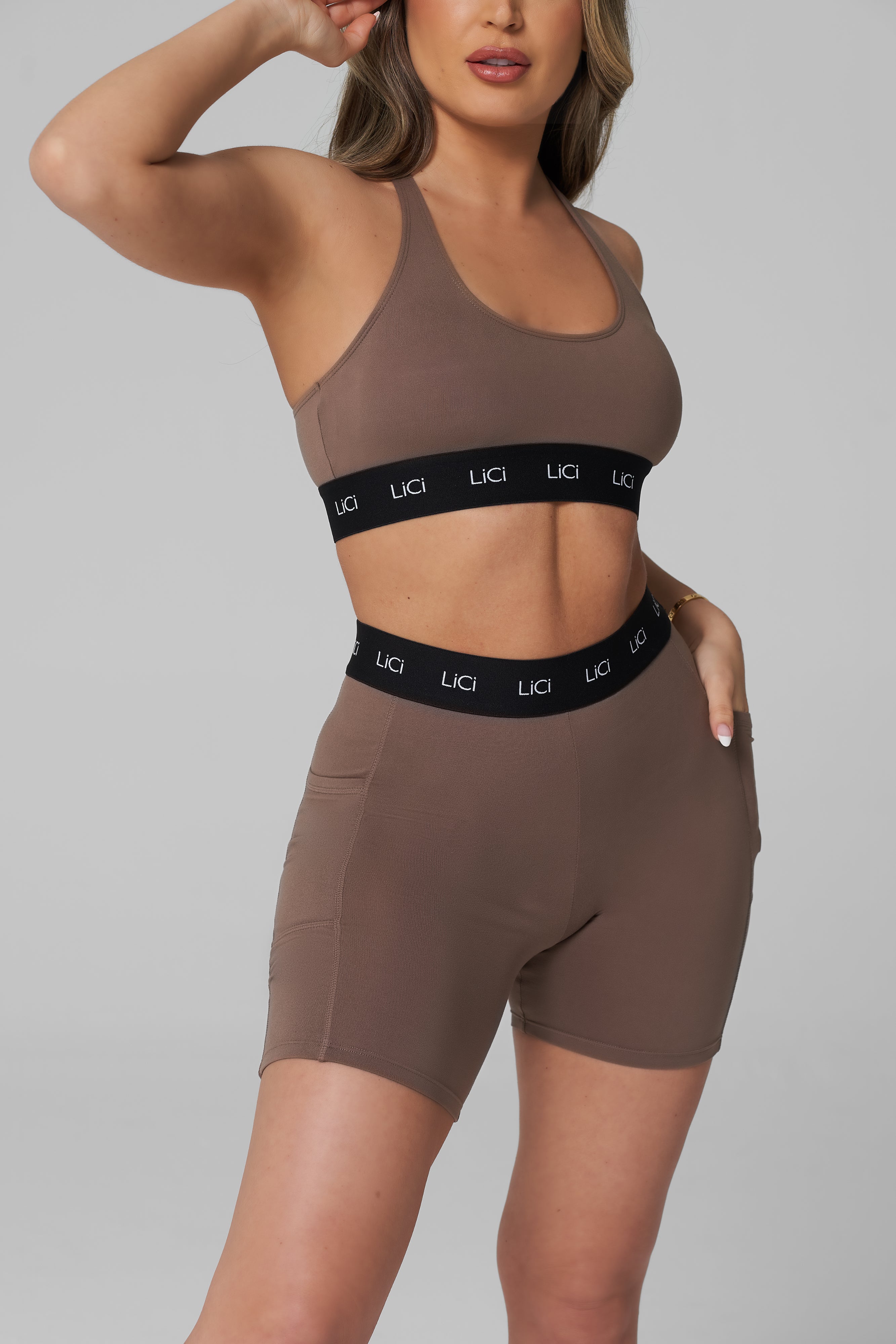 Truffle Cozy Sport Bra