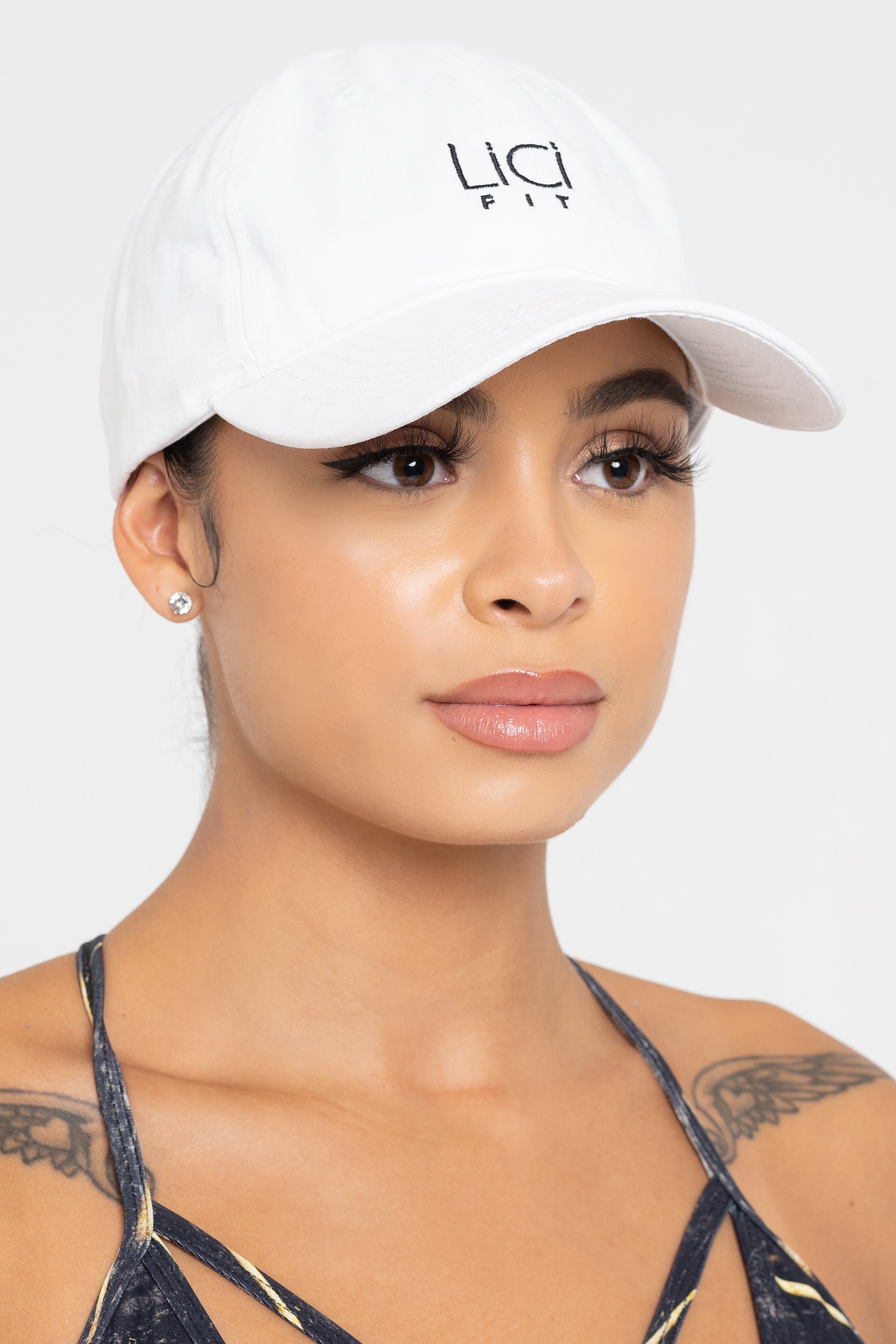 White LiCi Dad Hat