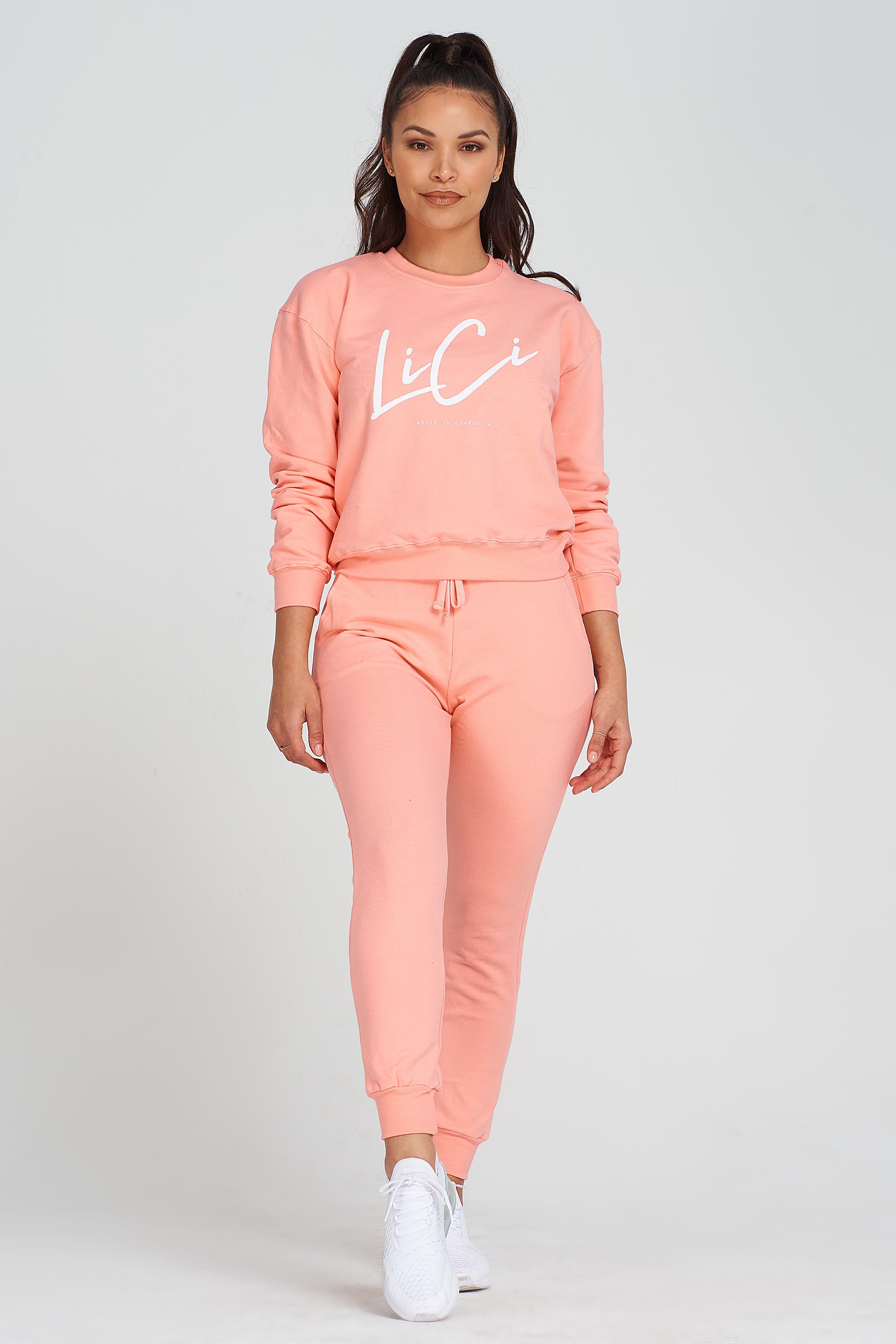 Pink Ladies in Charge Crewneck