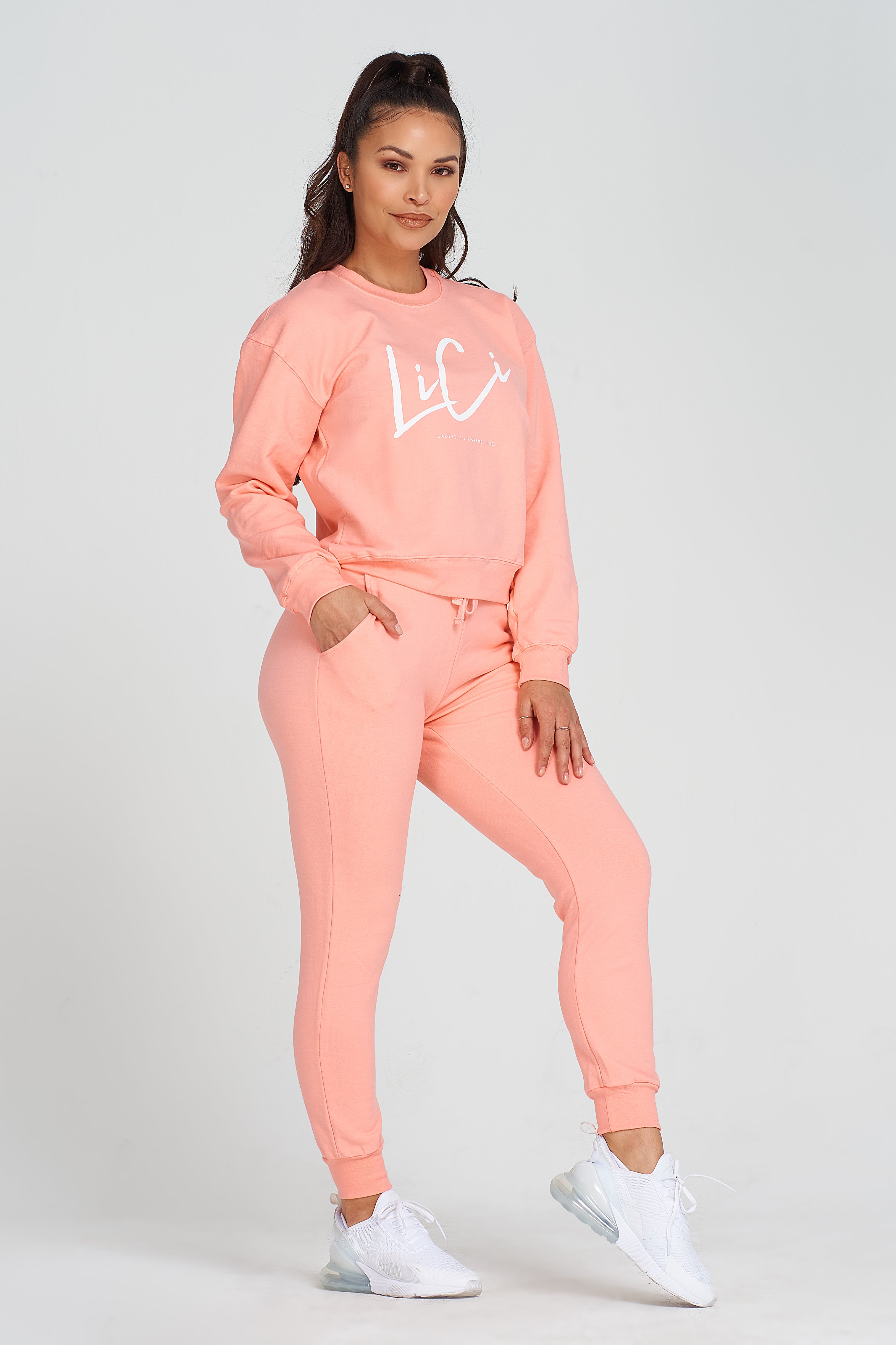 Pink Ladies in Charge Crewneck