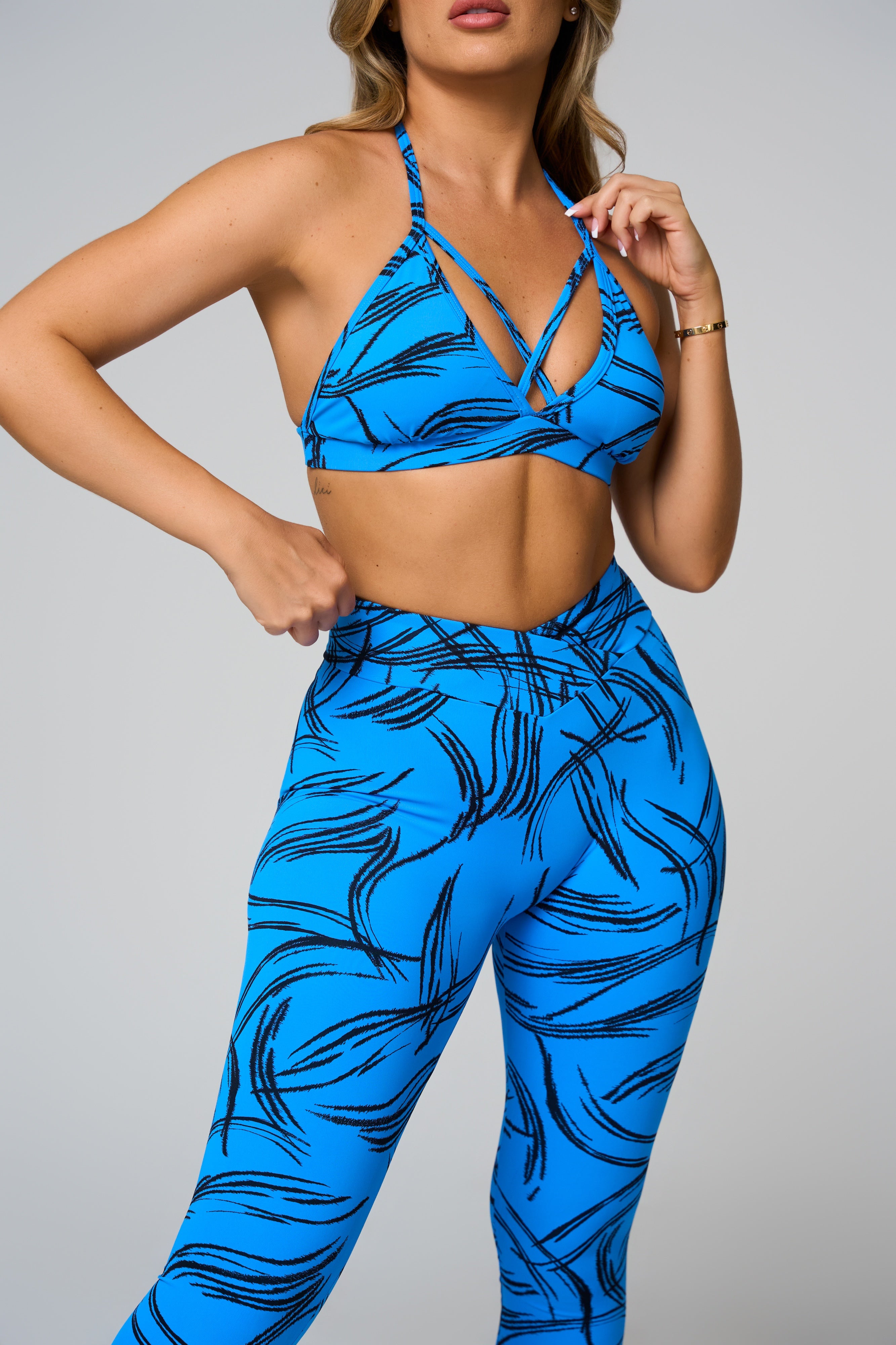 Azul Strappy Bra