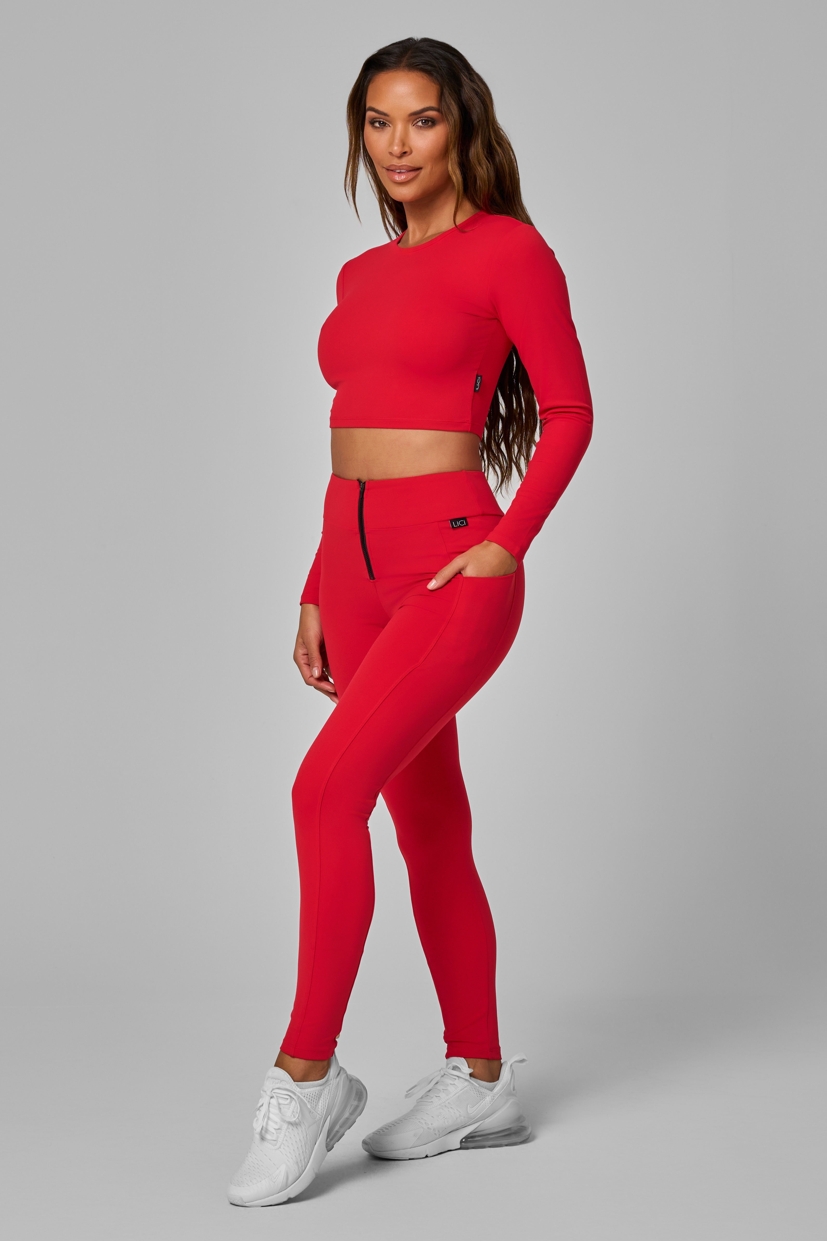 Vixen Long Sleeve Crop Top