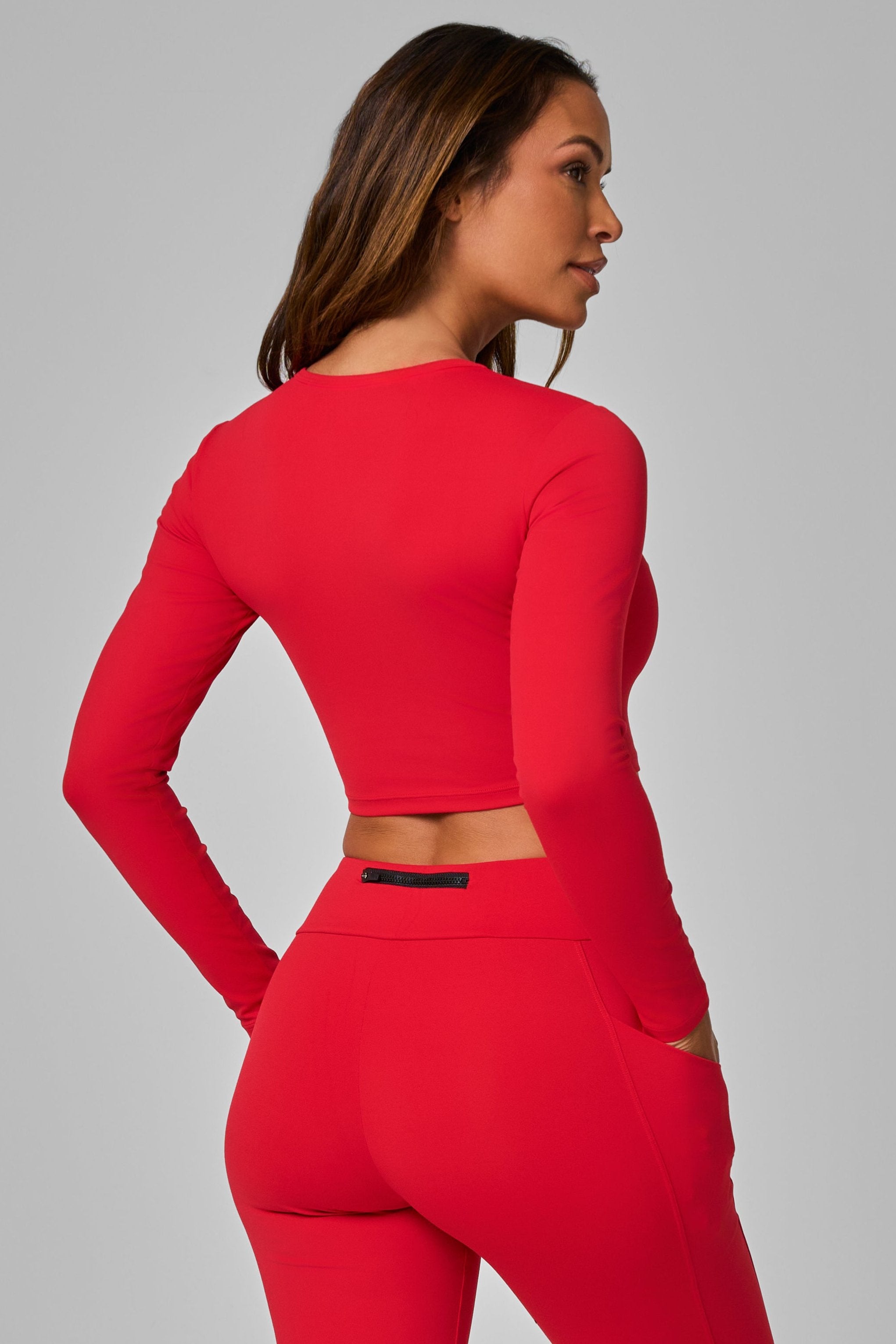 Vixen Long Sleeve Crop Top