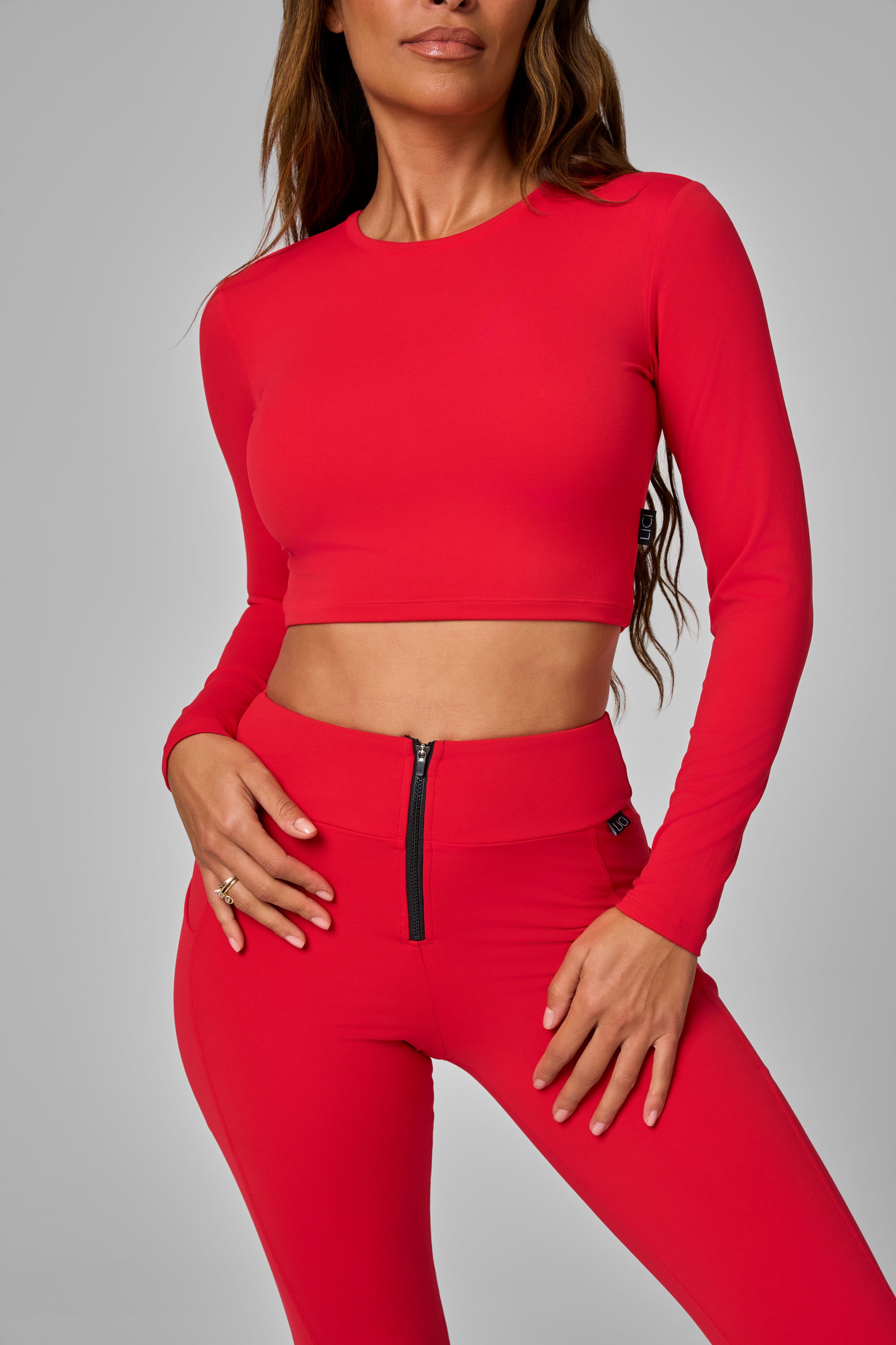 Vixen Long Sleeve Crop Top