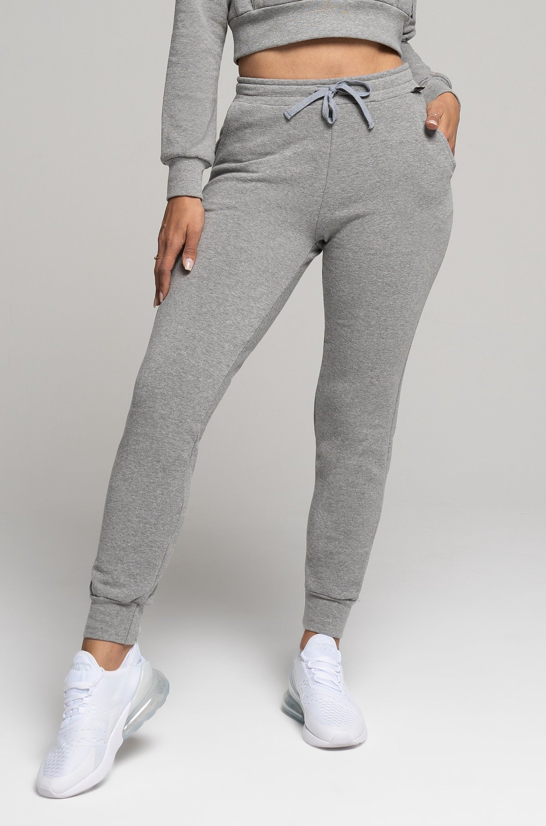 Grey Fitted Sweatpant